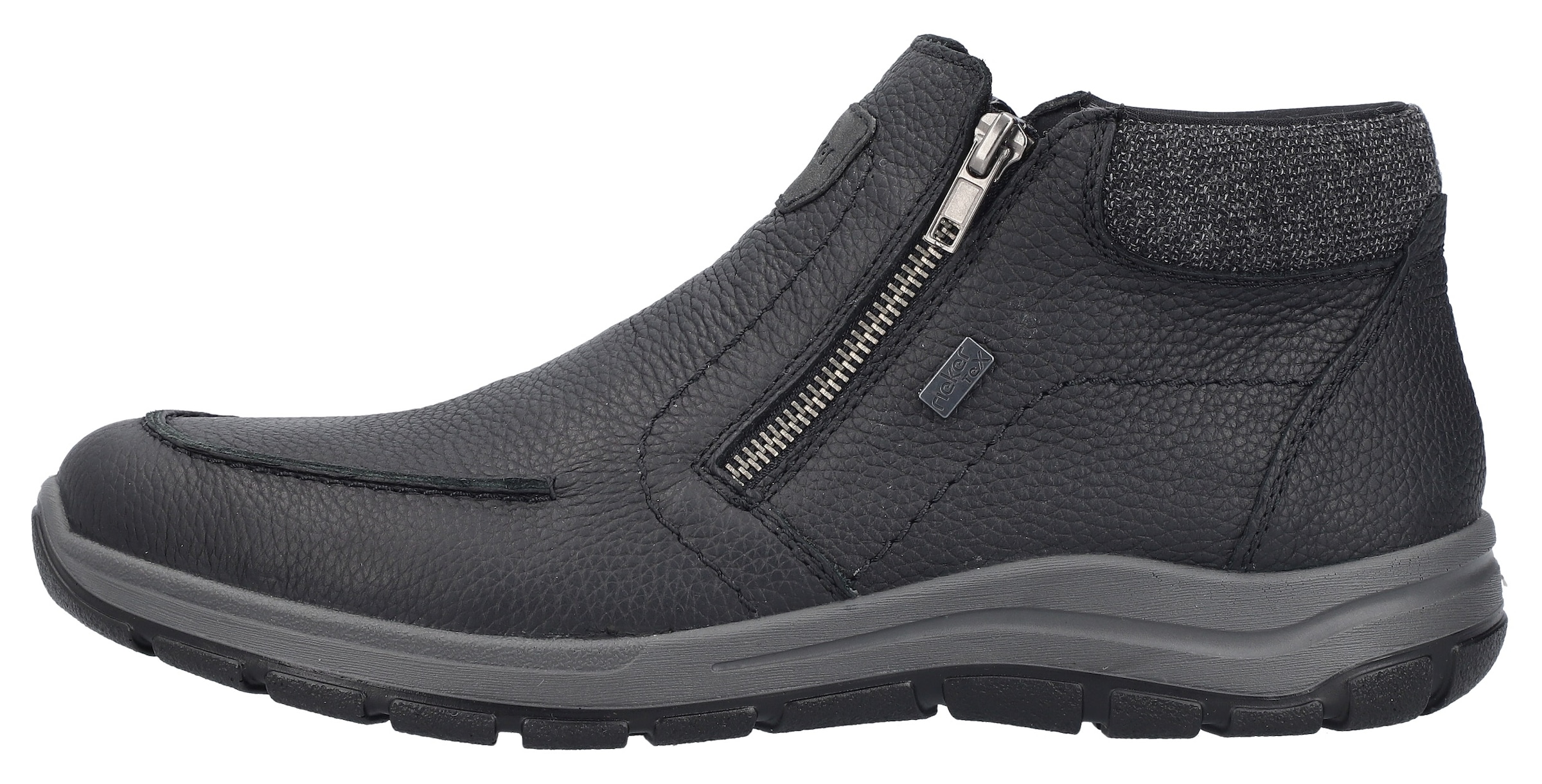 Rieker Winterboots, Stiefelette, Komfortschuh mit zwei praktischen Reissverschlüssen