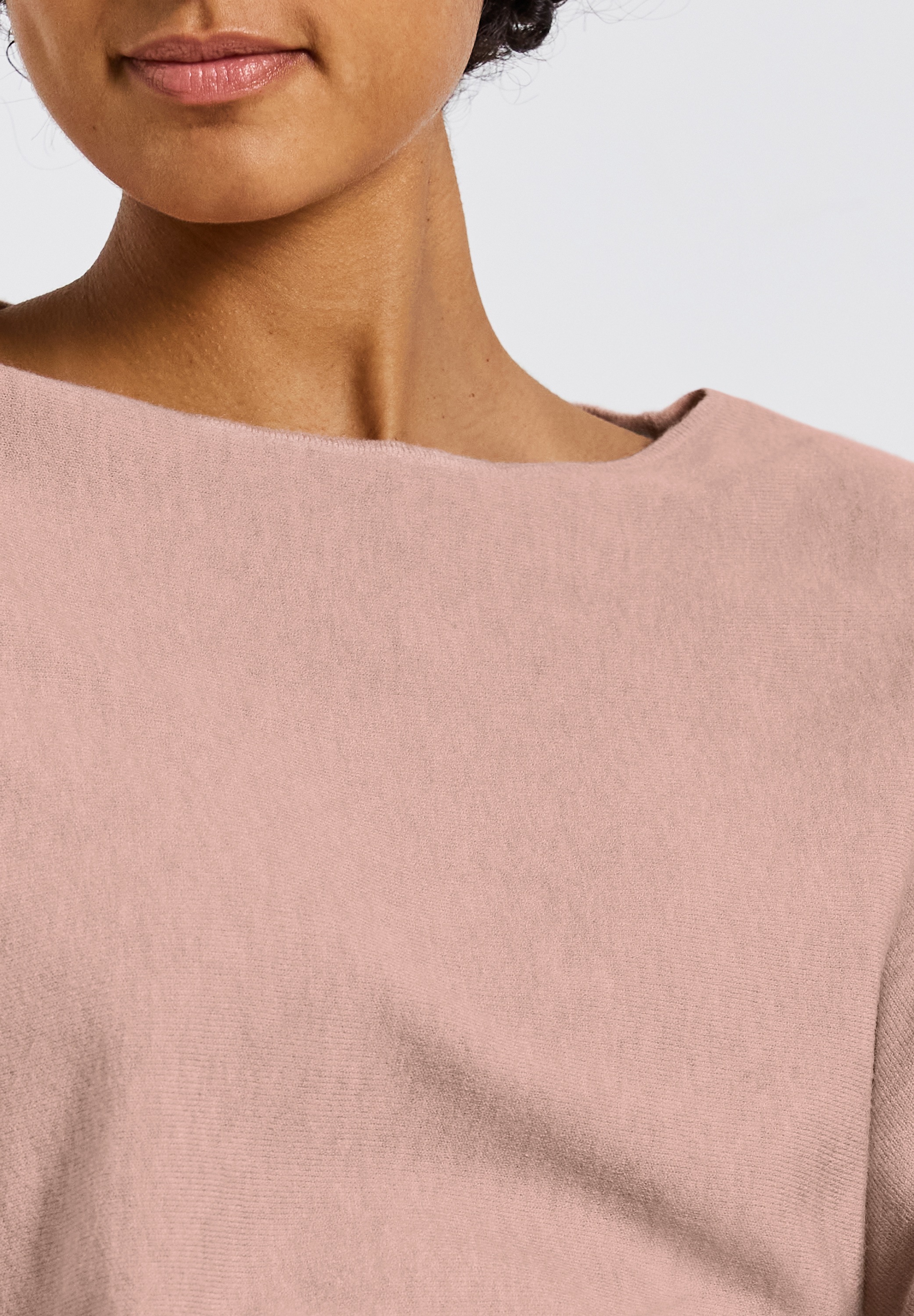 STREET ONE Strickpullover, mit Rippbündchen