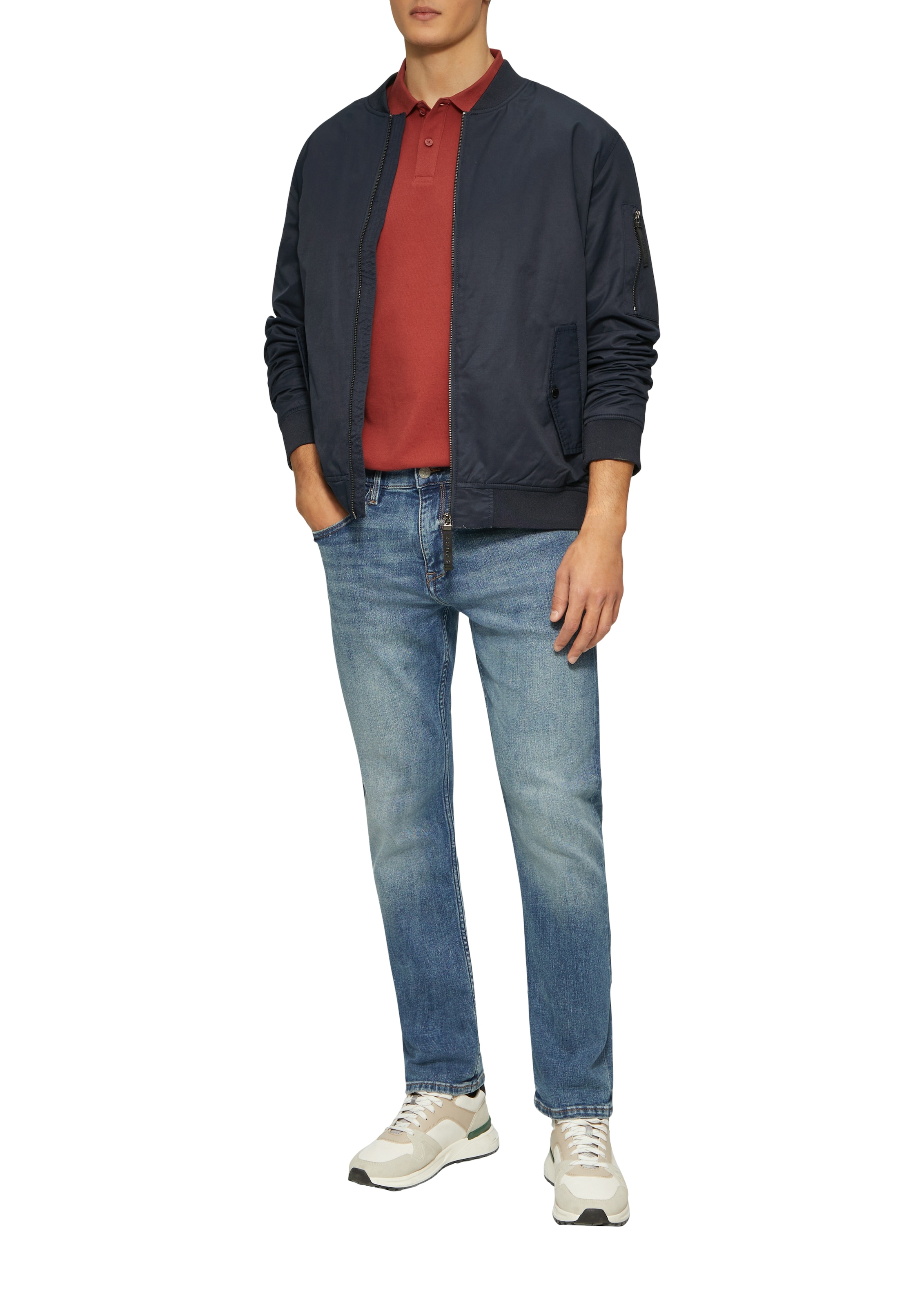 s.Oliver Poloshirt, mit Logostickerei
