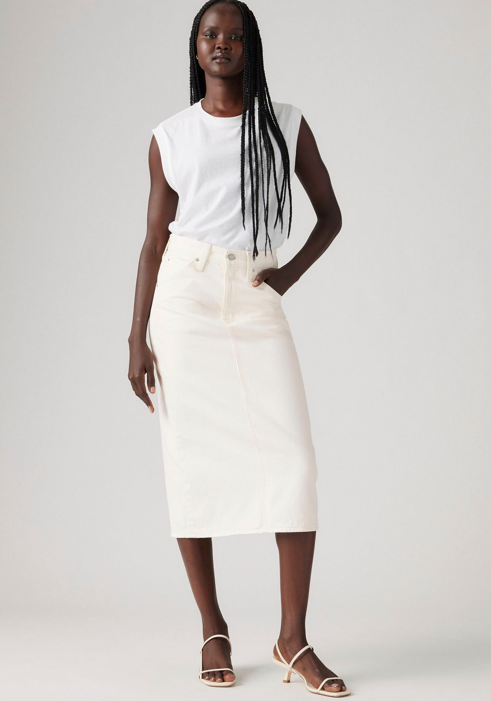 Levi's® Jeansrock »HR BACK SLIT SKIR«, mit Schlitz hinten