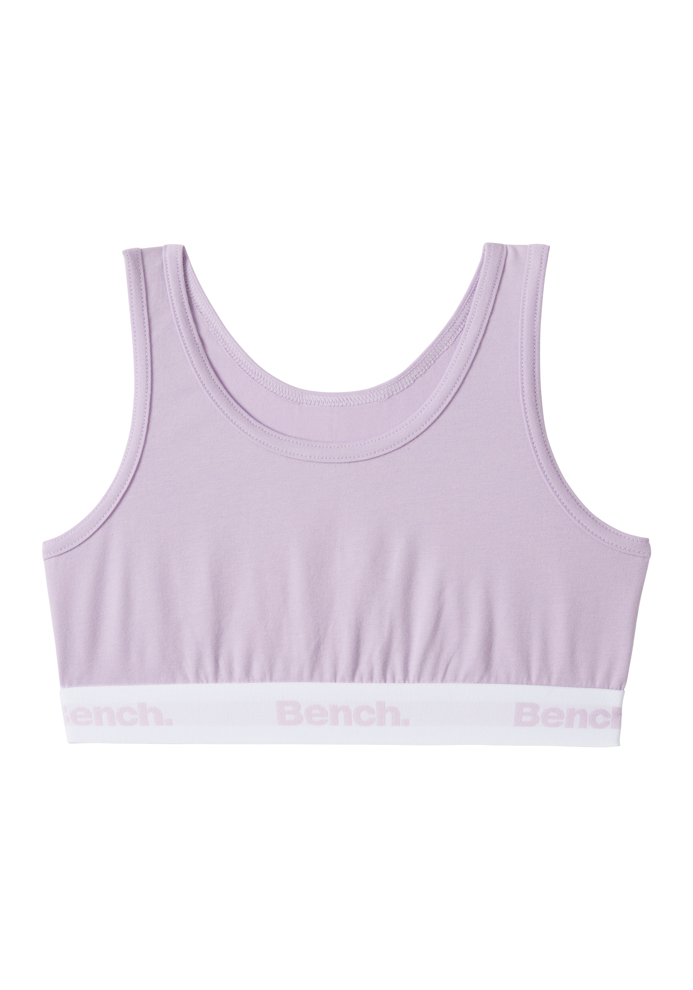 Bench. Bustier, mit Logo-Webbund