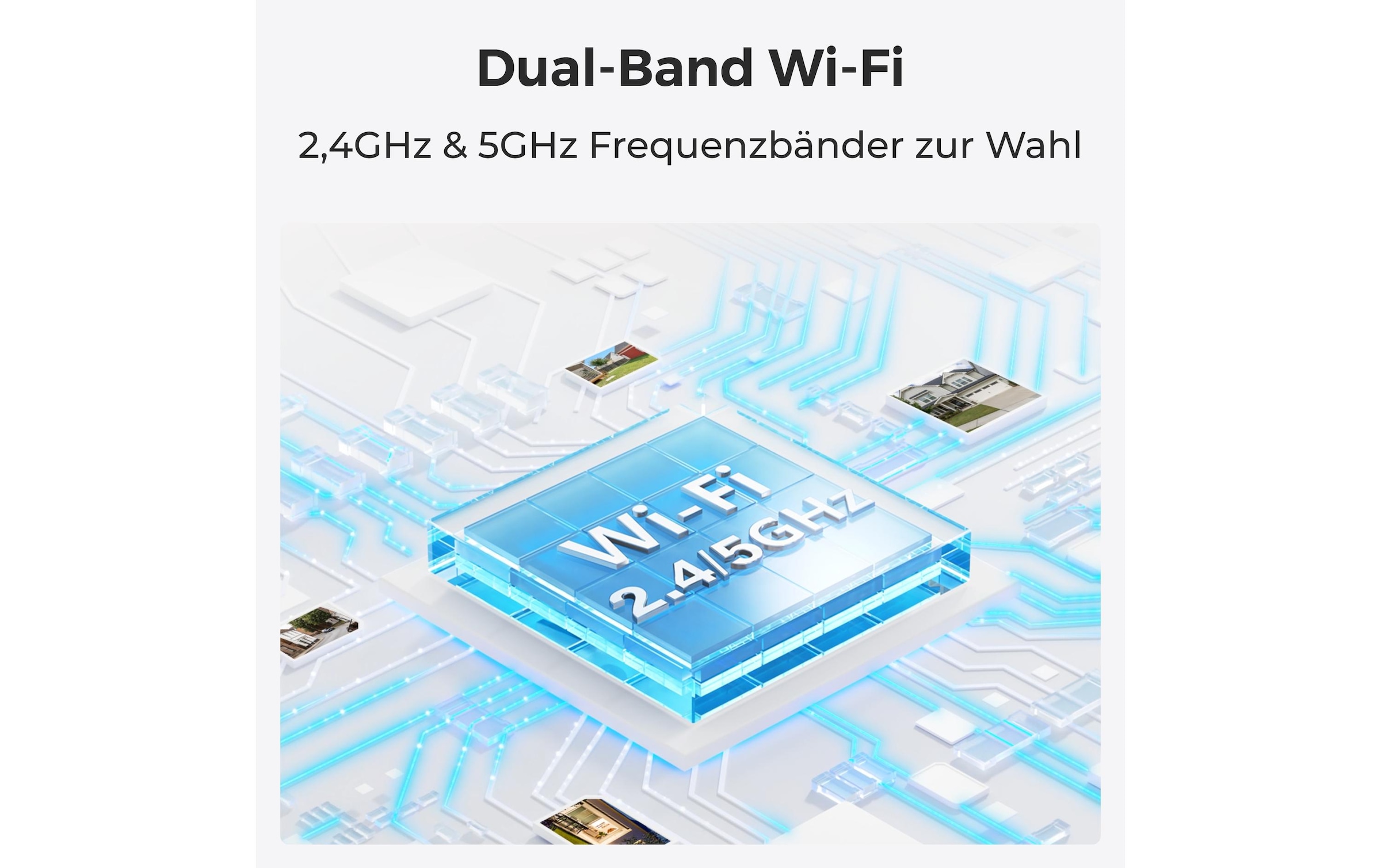 Reolink Überwachungskamera »B430 Schwarz, inkl, Solarpanel«, Aussenbereich