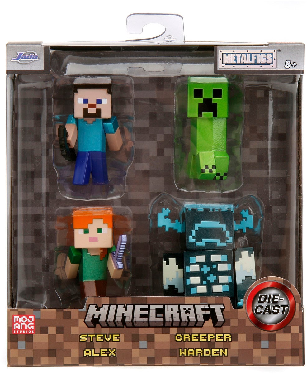 JADA Spielfigur »Minecraft«, (Set, 4 tlg.)