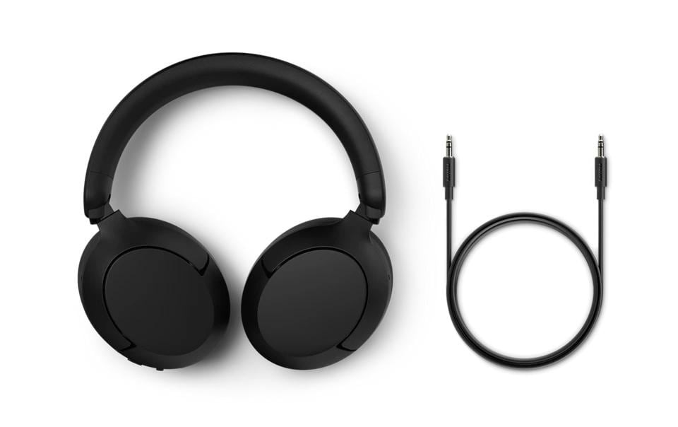 Philips Over-Ear-Kopfhörer "TAH6000" Bluetooth Active Noise Cancelling (ANC) Adaptive Noise-Cancelling Hi-Res Multi-Point-Verbindung Sprachsteuerung Transparenzmodus
