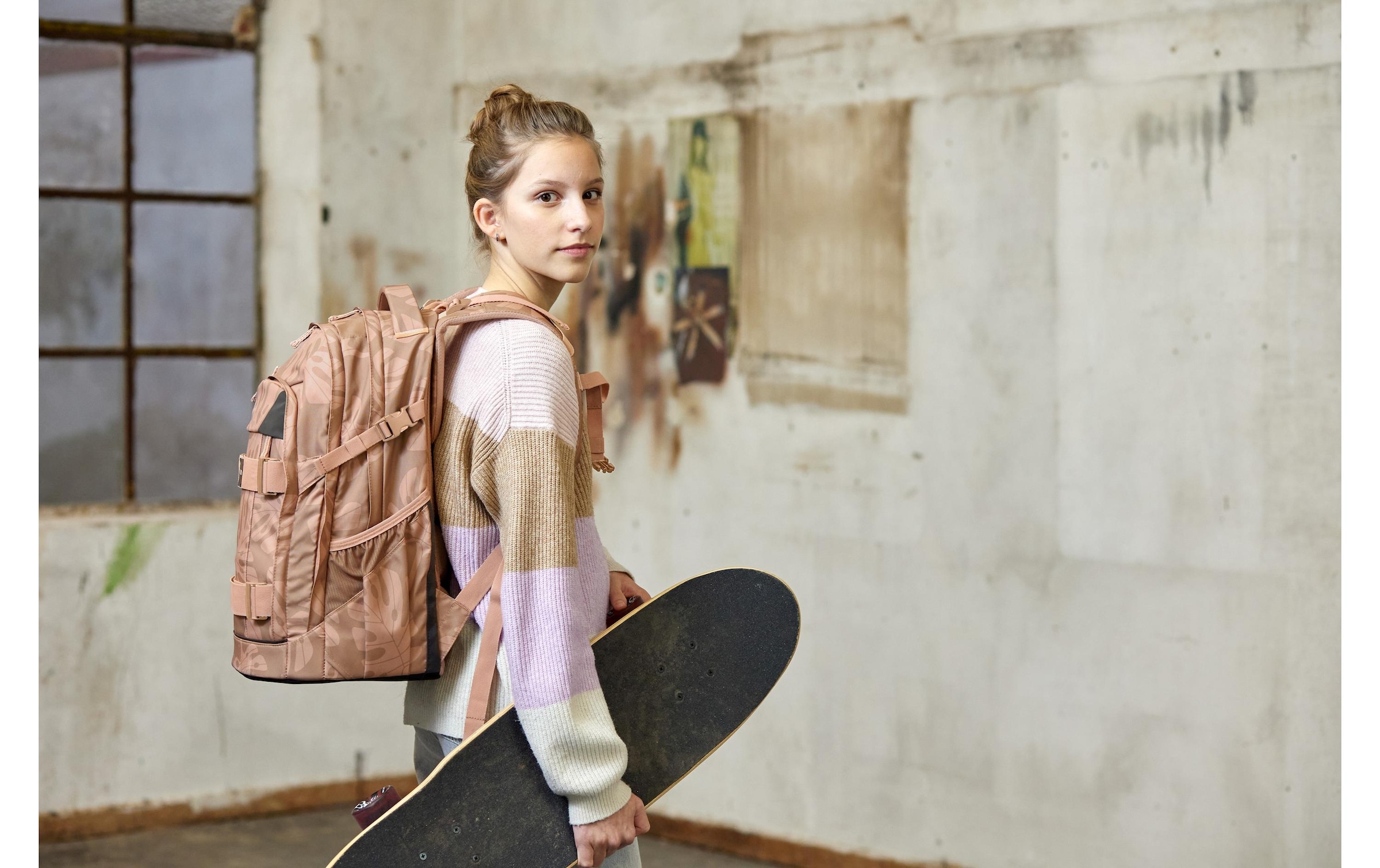 LÄSSIG Rucksack »Bold Leaves Caramel«