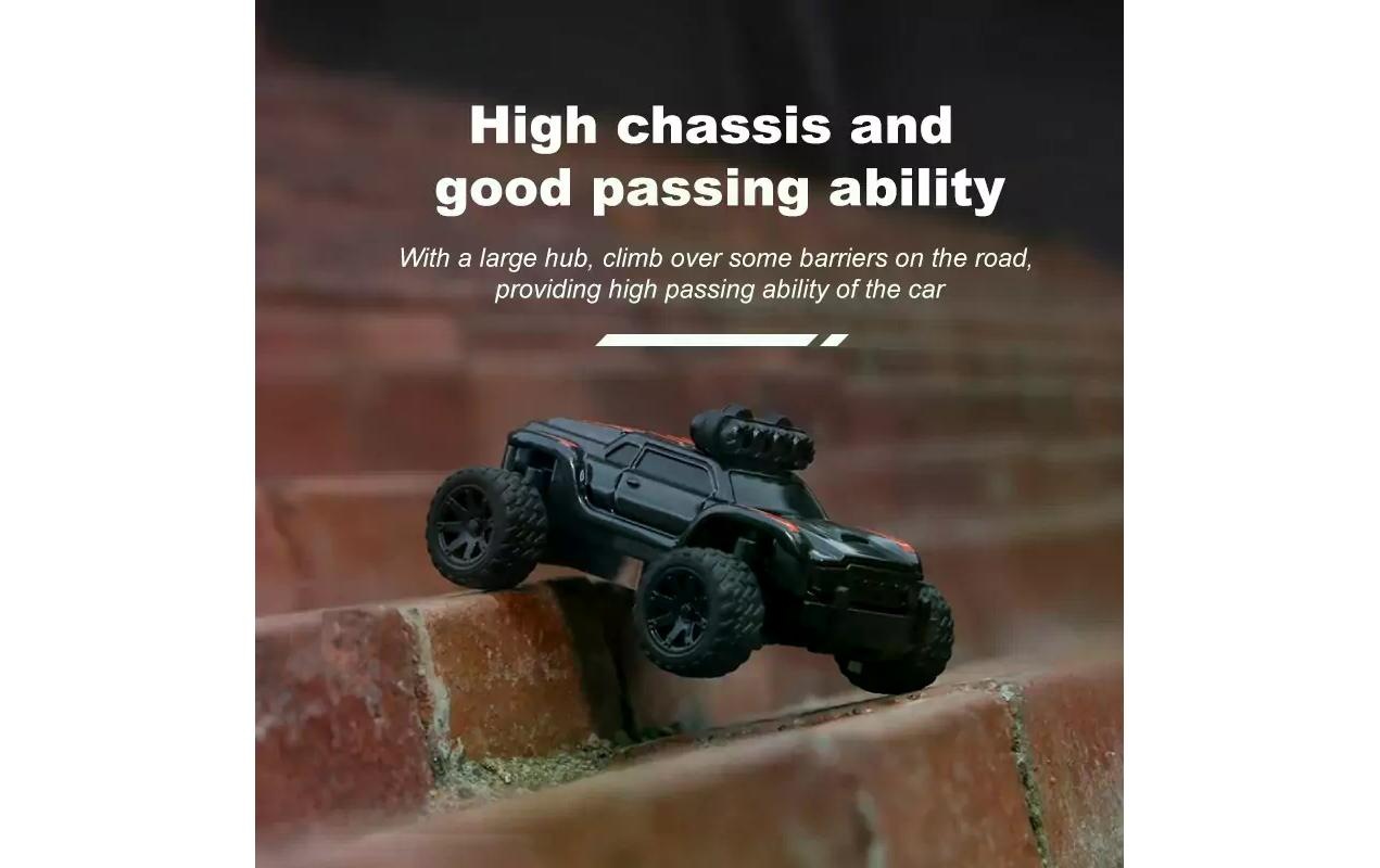 RC-Auto »Turbo Racing Micro Monster Truck TC-01, Schwarz,«