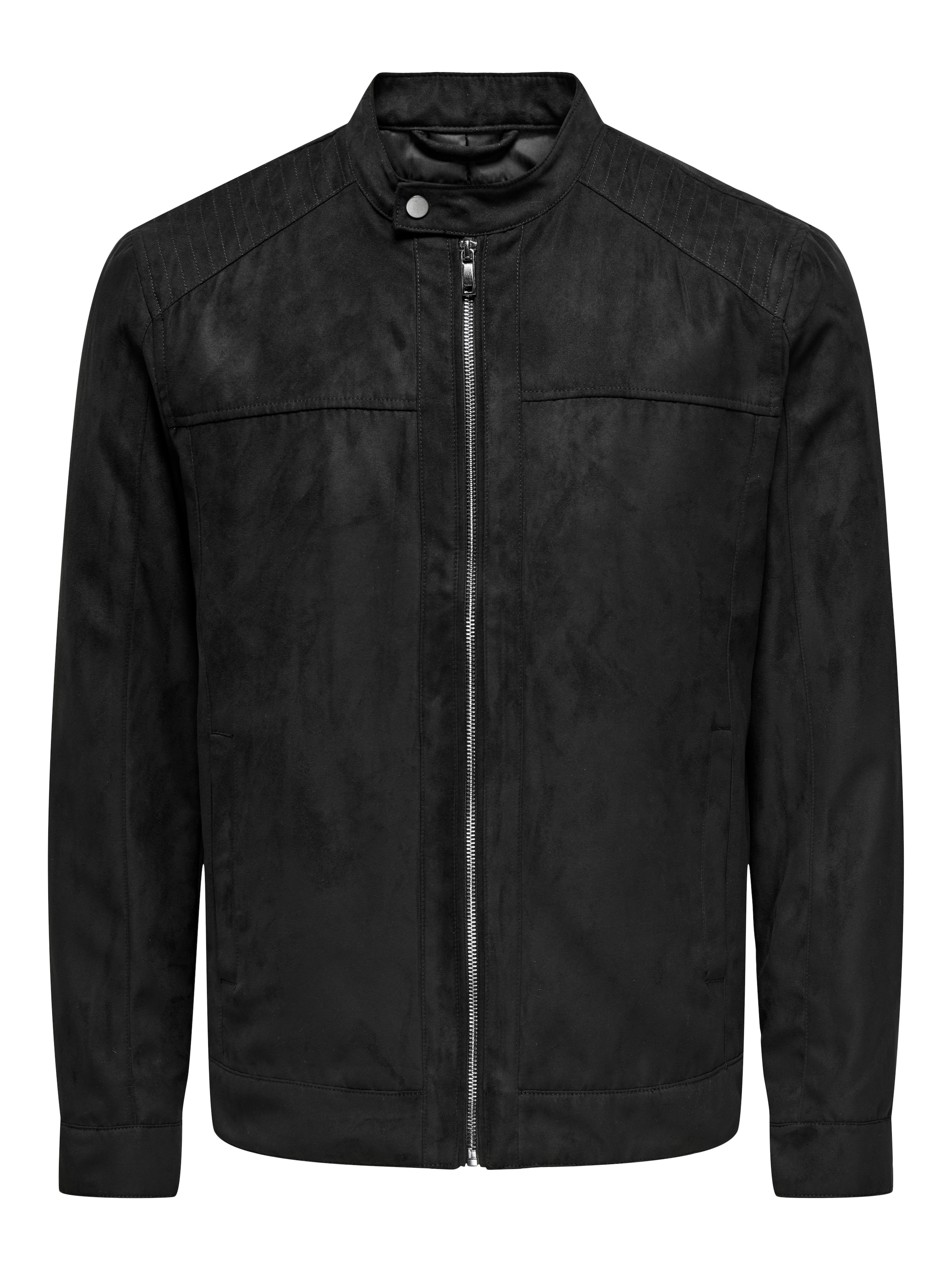 ONLY & SONS Bomberjacke »ONSMIKE FAKE SUEDE JACKET OTW«, ohne Kapuze