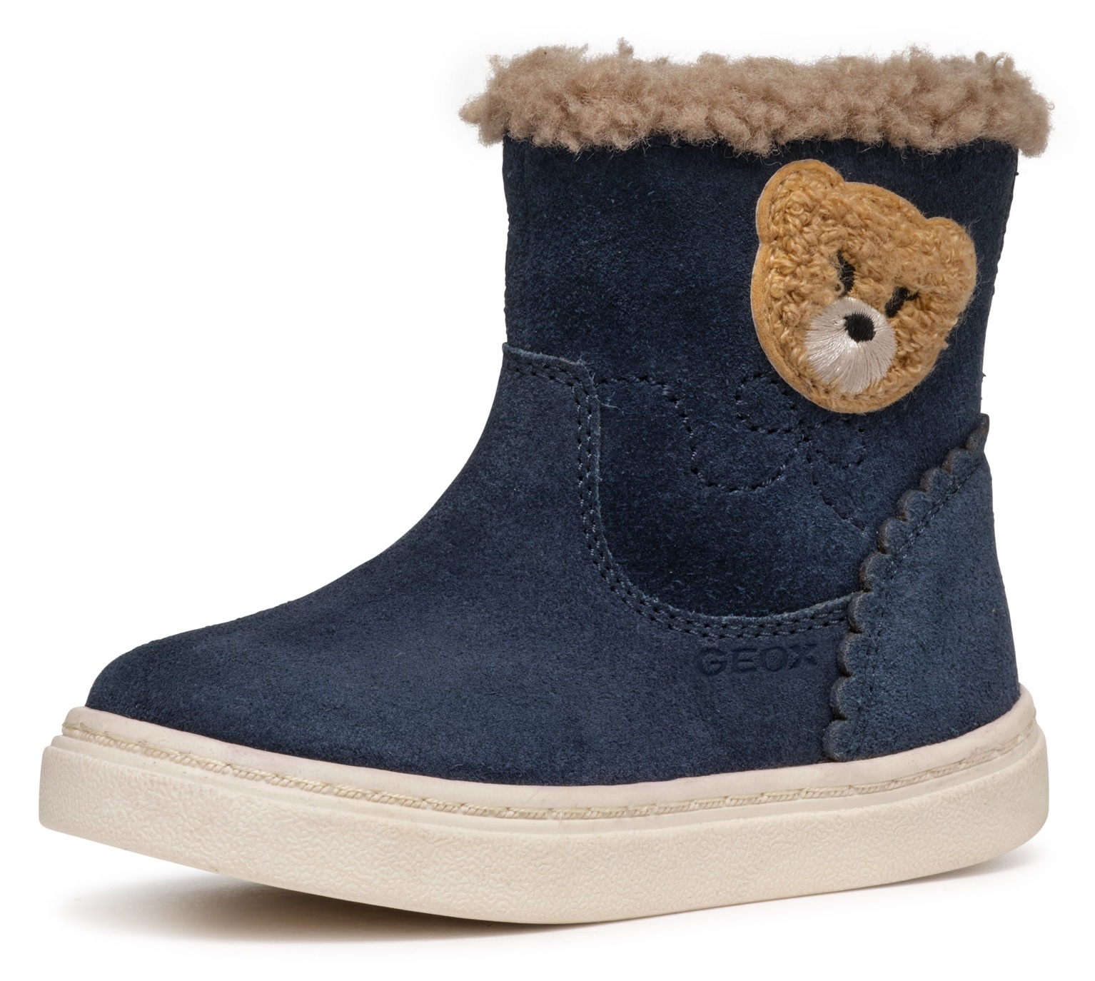 Winterboots »B NASHIK GIRL A«, Klettstiefel, Babystiefel Winterstiefel mit süssem Patch