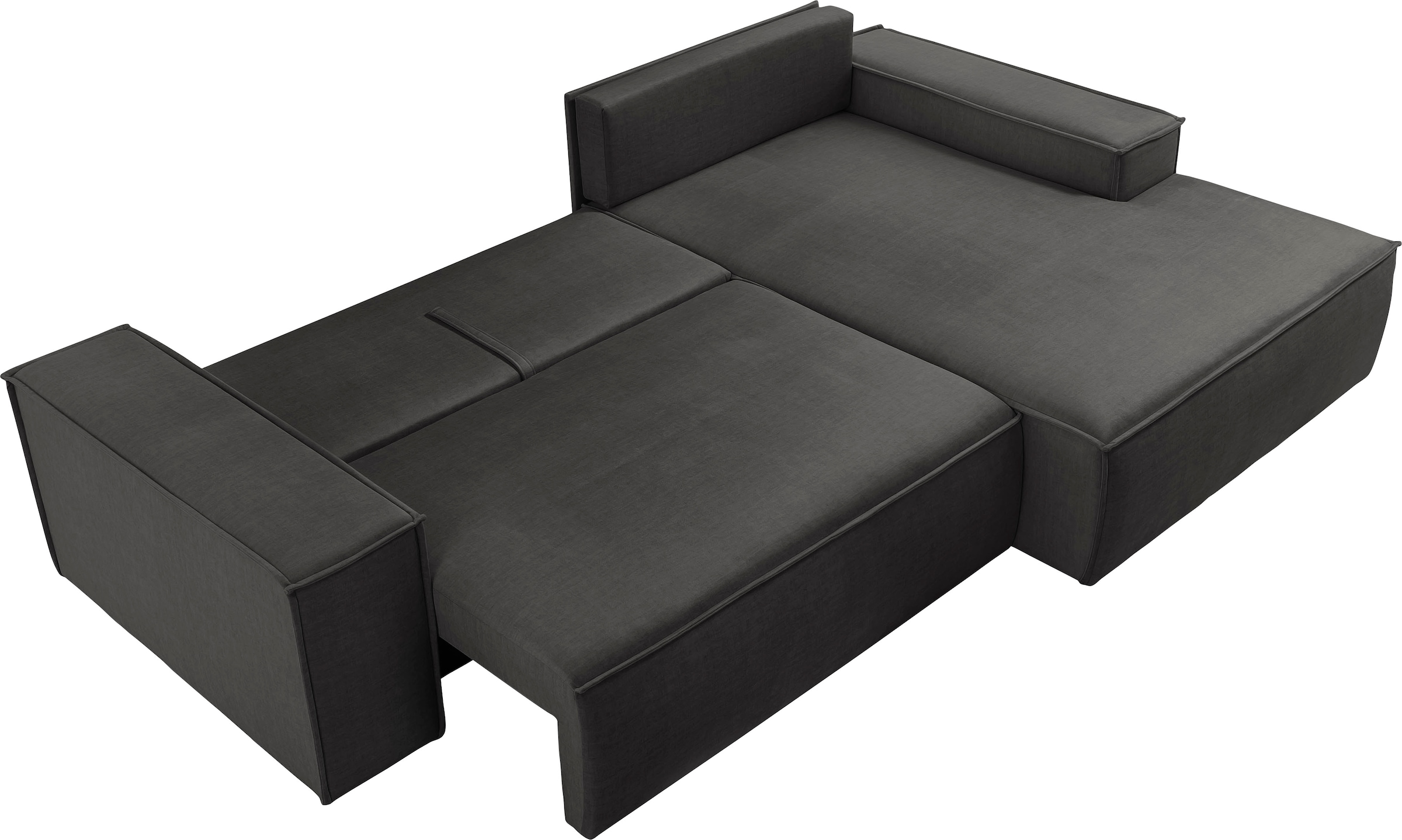 Ecksofa SHERWOOD Schlafsofa, mit Bettkasten, Cord-Bezug