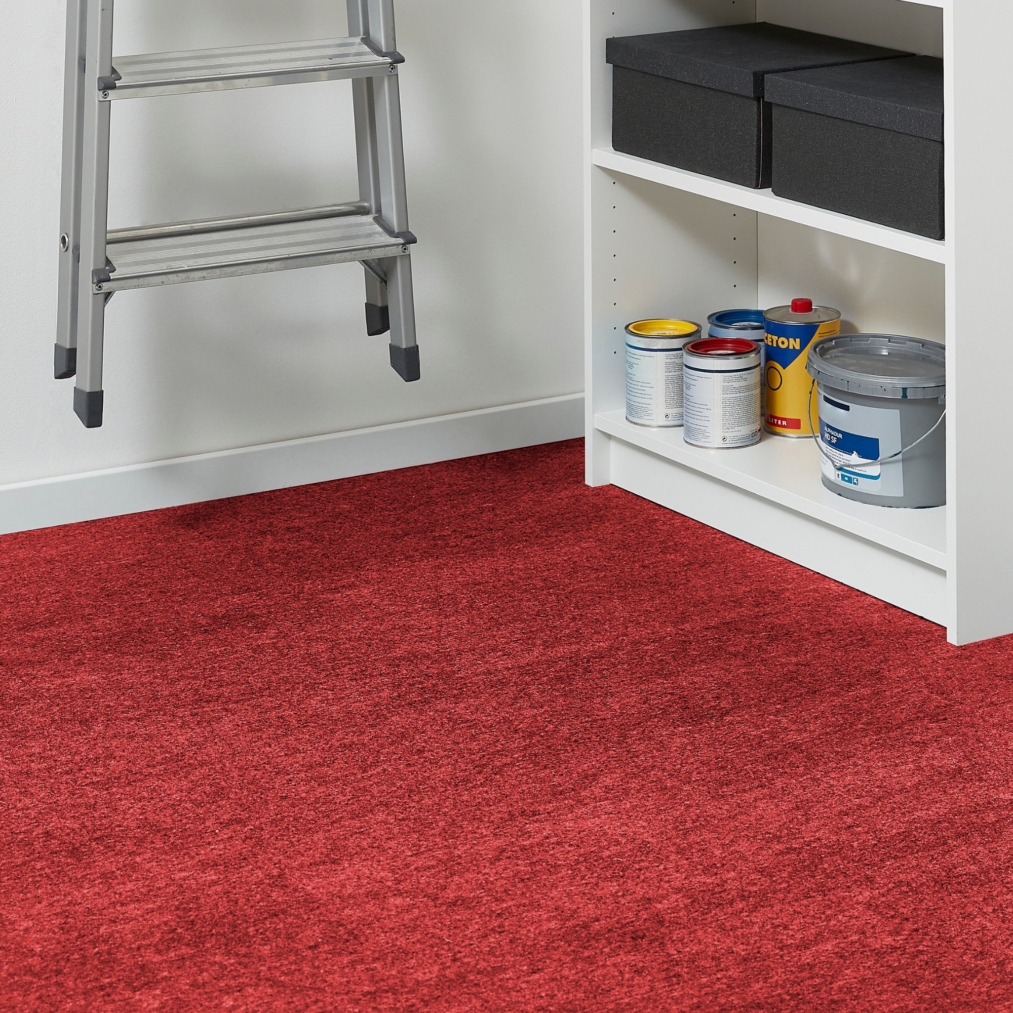 Andiamo Teppichfliese "Skandi, selbstklebend, Gesamthöhe 4 mm" rechteckig 40x40 cm, 25 Stück (4 qm), 50 Stück (8 qm) oder 100 Stück (16 qm)