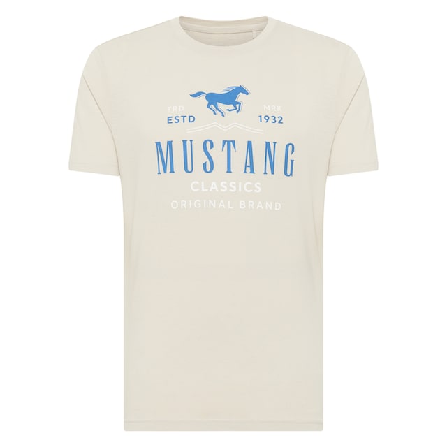 MUSTANG Kurzarmshirt »Mustang T-Shirt Print-Shirt« online kaufen |  Jelmoli-Versand