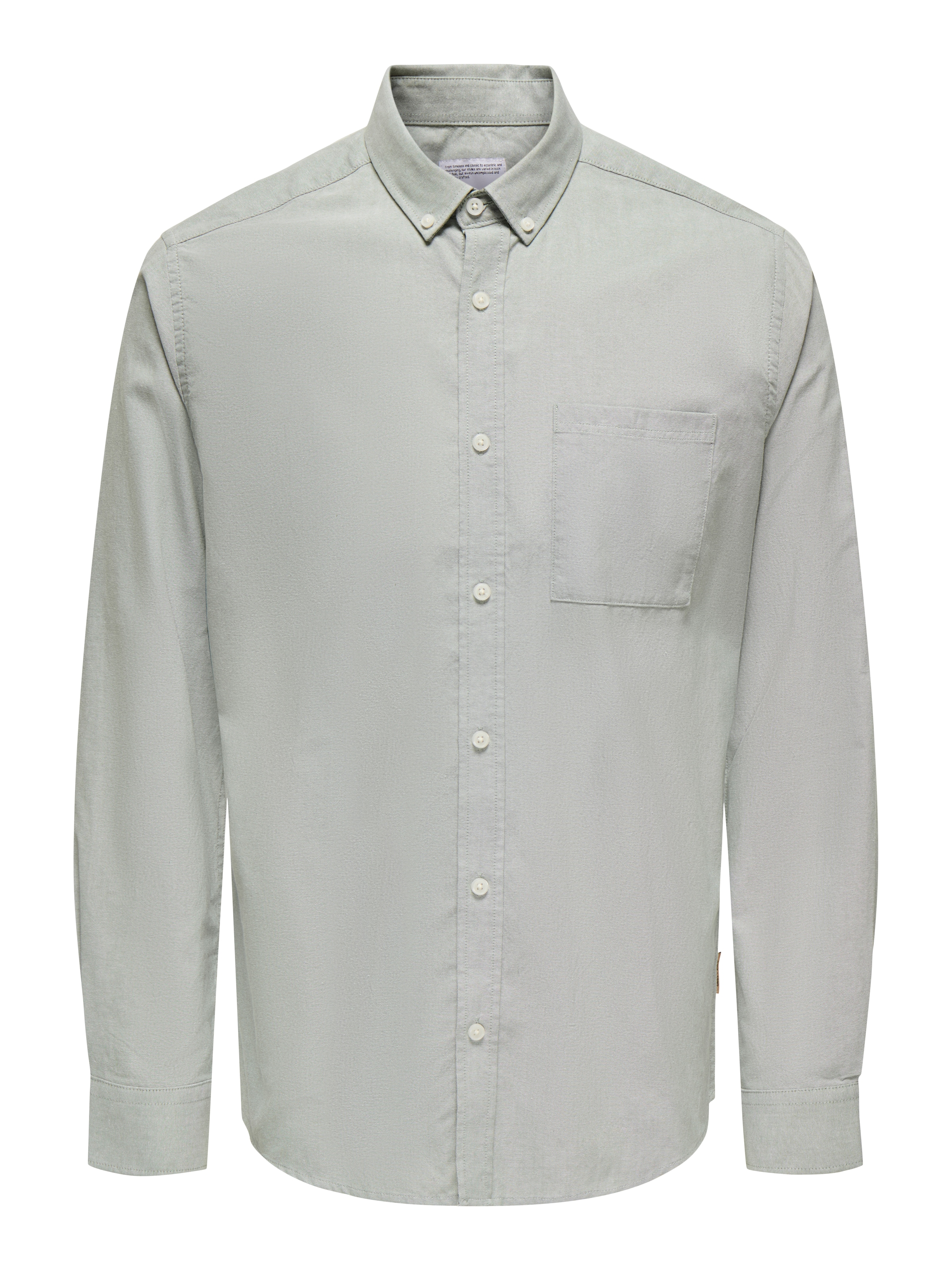 ONLY & SONS Langarmhemd »ONSALVARO SLIM LS OXFORD SHIRT NOOS«