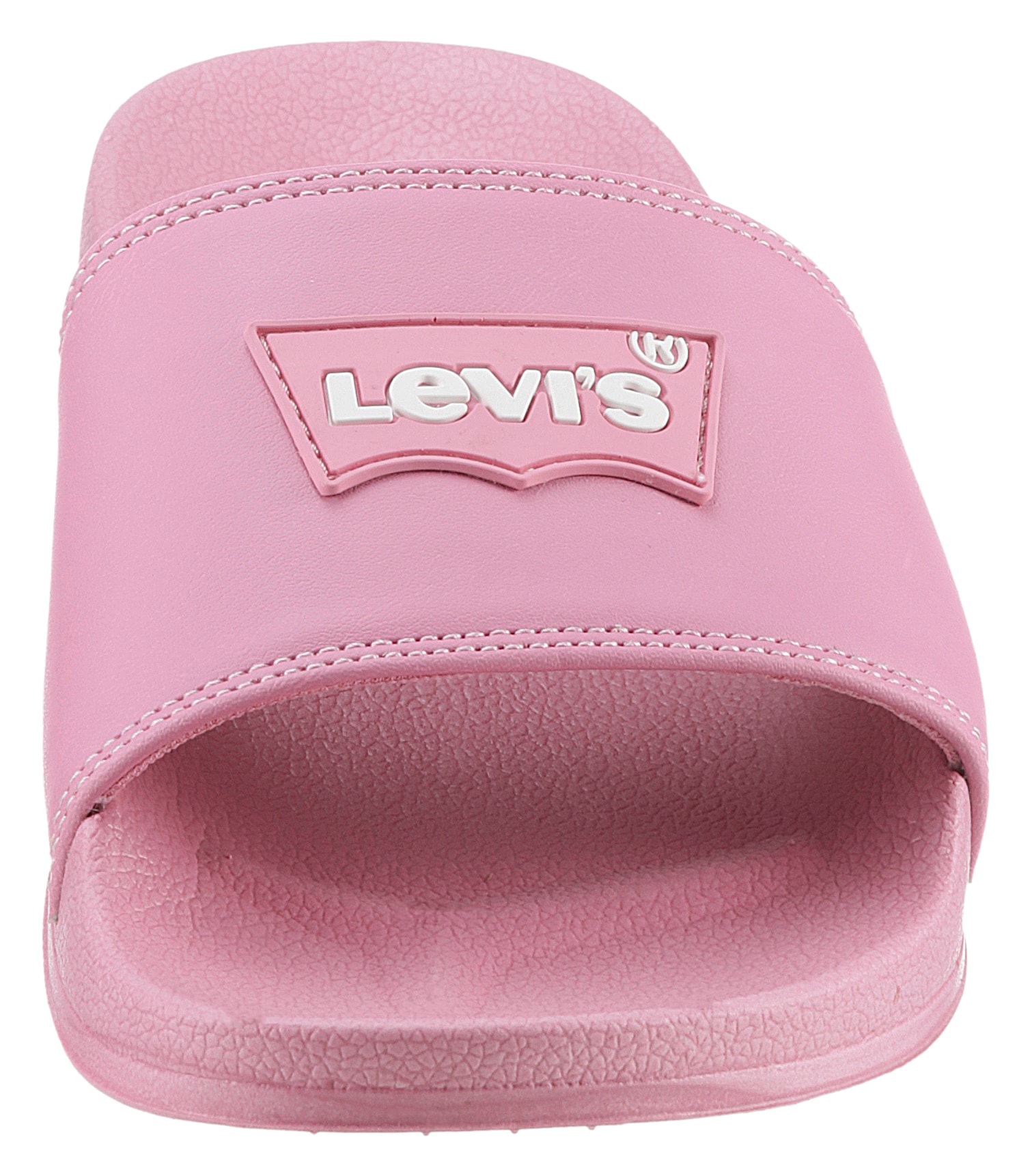 Levi's® Pantolette »JUNE BATWING PATCH S«, Plateau, Sommerschuh, Schlappen mit Kontrast-Logoschriftzug