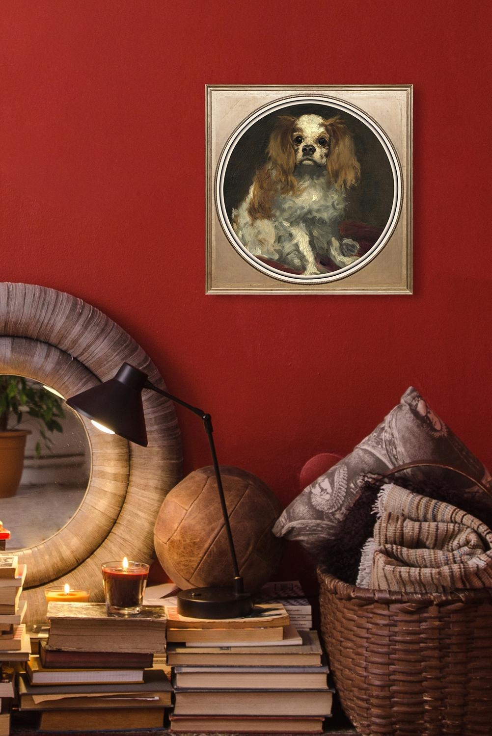 queence Acrylglasbild »Spaniel«, Kunst-Gemälde-Tiere-Hund-Hunde-Hundebilder, Fine Art-Print in Galeriequalität
