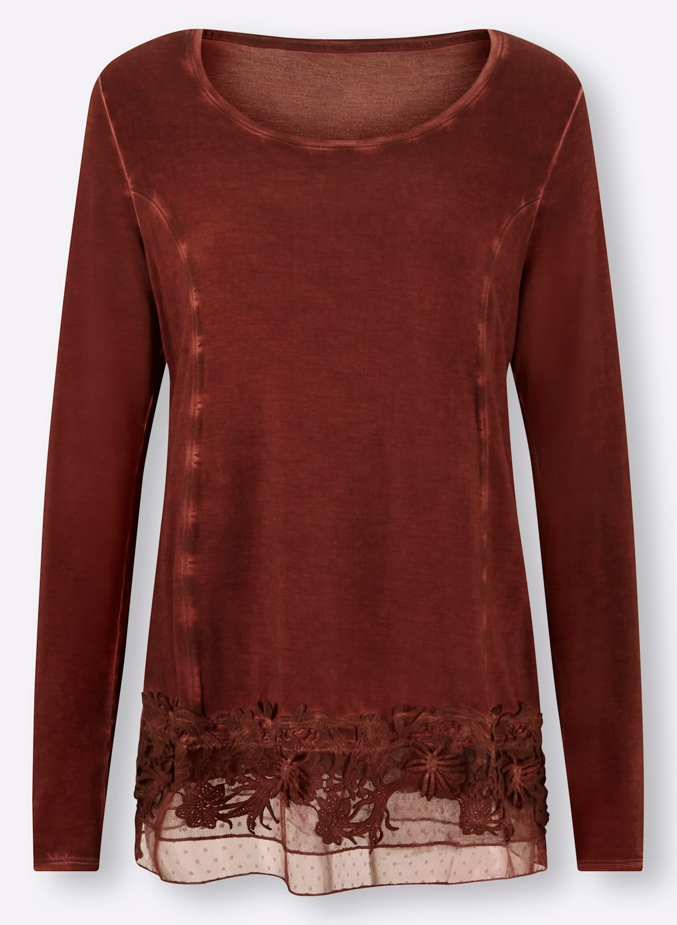 heine Rundhalsshirt »Shirt«, (1 tlg.)