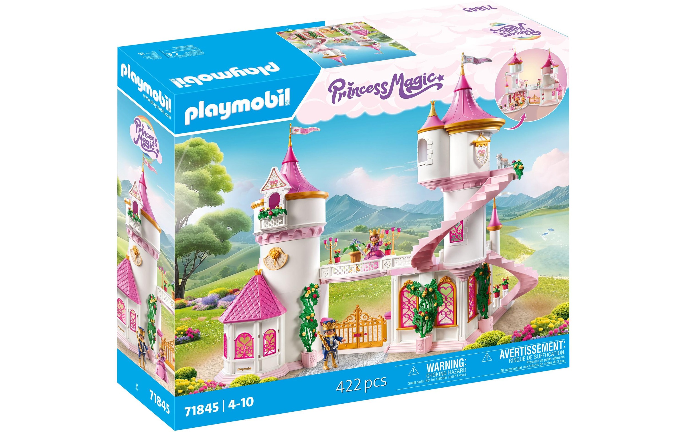Playmobil Spielbausteine "Princess Magic Prinzessinnenschloss mit Königspaar 71845"