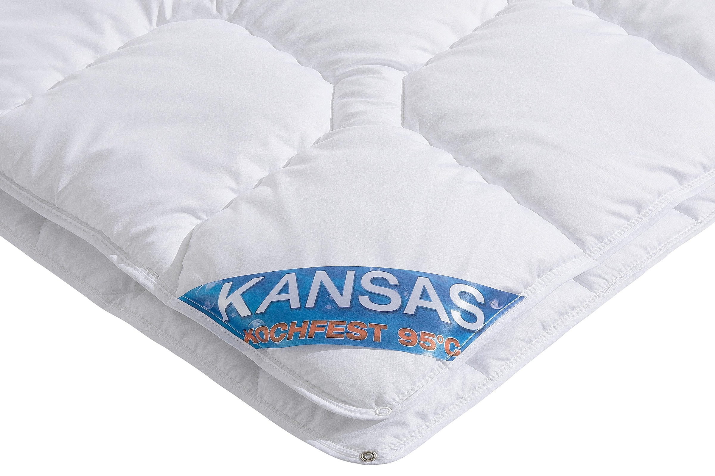 f.a.n. Schlafkomfort Microfaserbettdecke »Kansas«, 4-Jahreszeiten, (1 St.),  Bettdecke in 135x200 oder 155x220 cm, Wärmeklasse 4-Jahreszeiten online  bestellen | Jelmoli-Versand