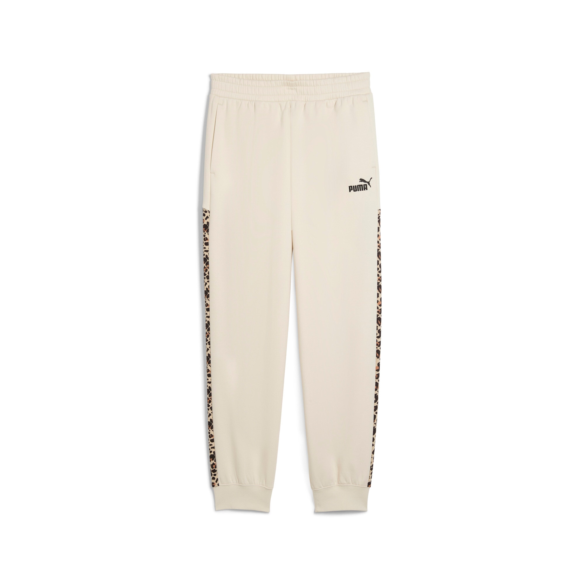 PUMA Trainingshose »ESS GRAPHIC ANIMAL COMFORT HIGH-WAIST SWEATPANTS FL CL« sportlicher Stil, für vielseitige Aktivitäten, mit Eingrifftaschen