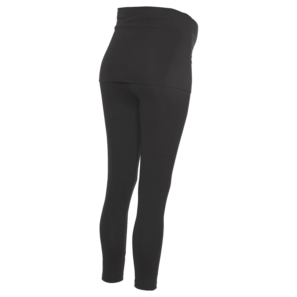 Neun Monate Umstandsleggings », Für Schwangerschaft und Stillzeit«, in 2 in 1 Optik