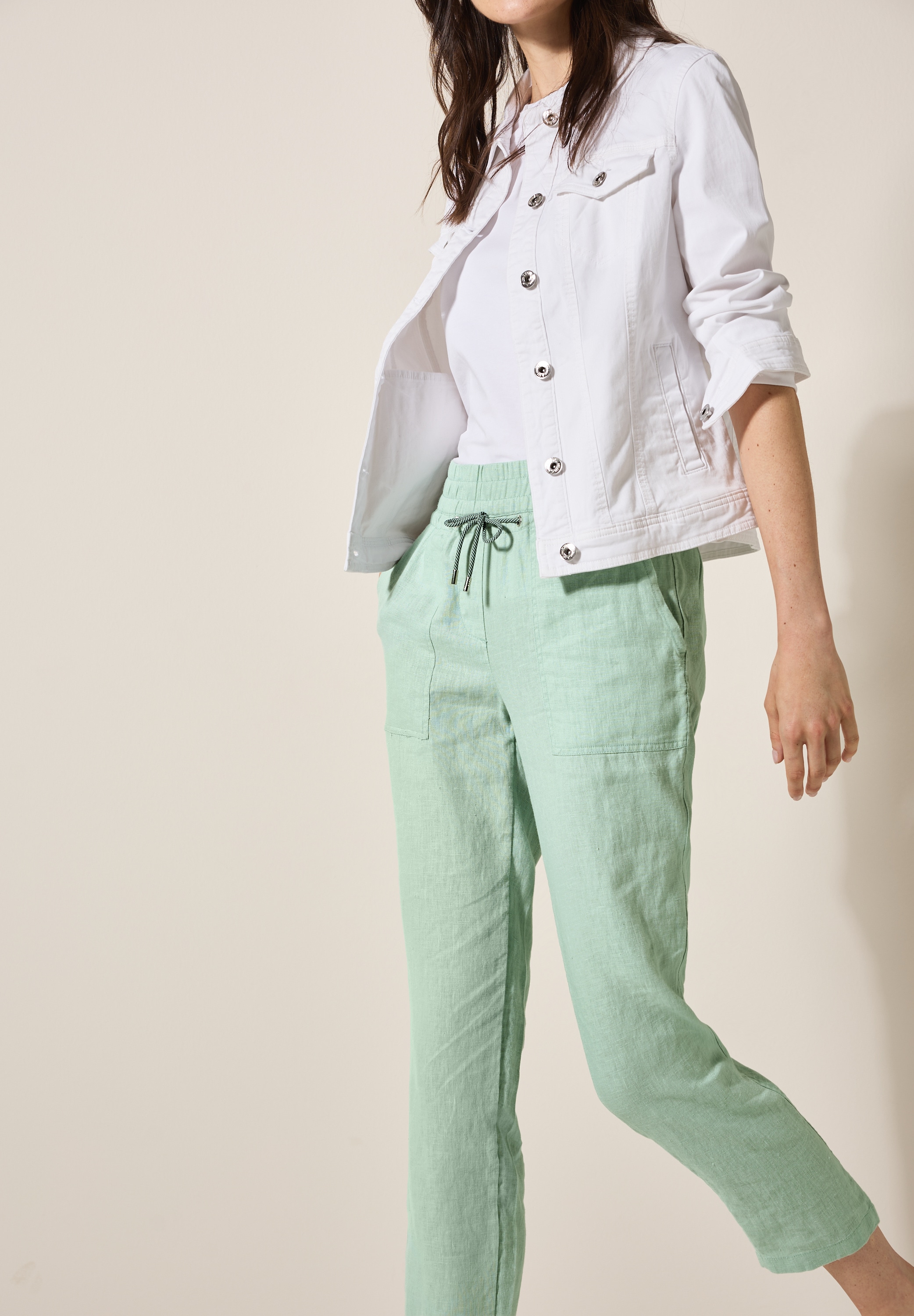 Cecil Leinenhose »Style Tracey«, mit elastischem Bund und Tunnelzug