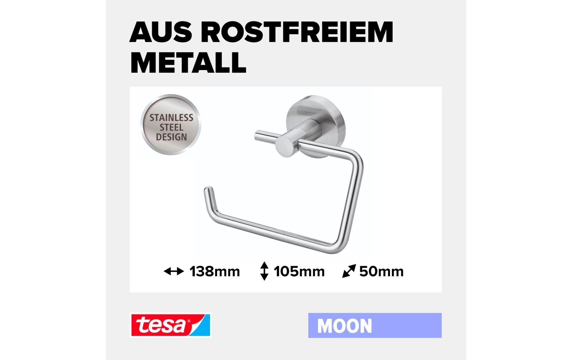 tesa Toilettenpapierhalter »Moon«