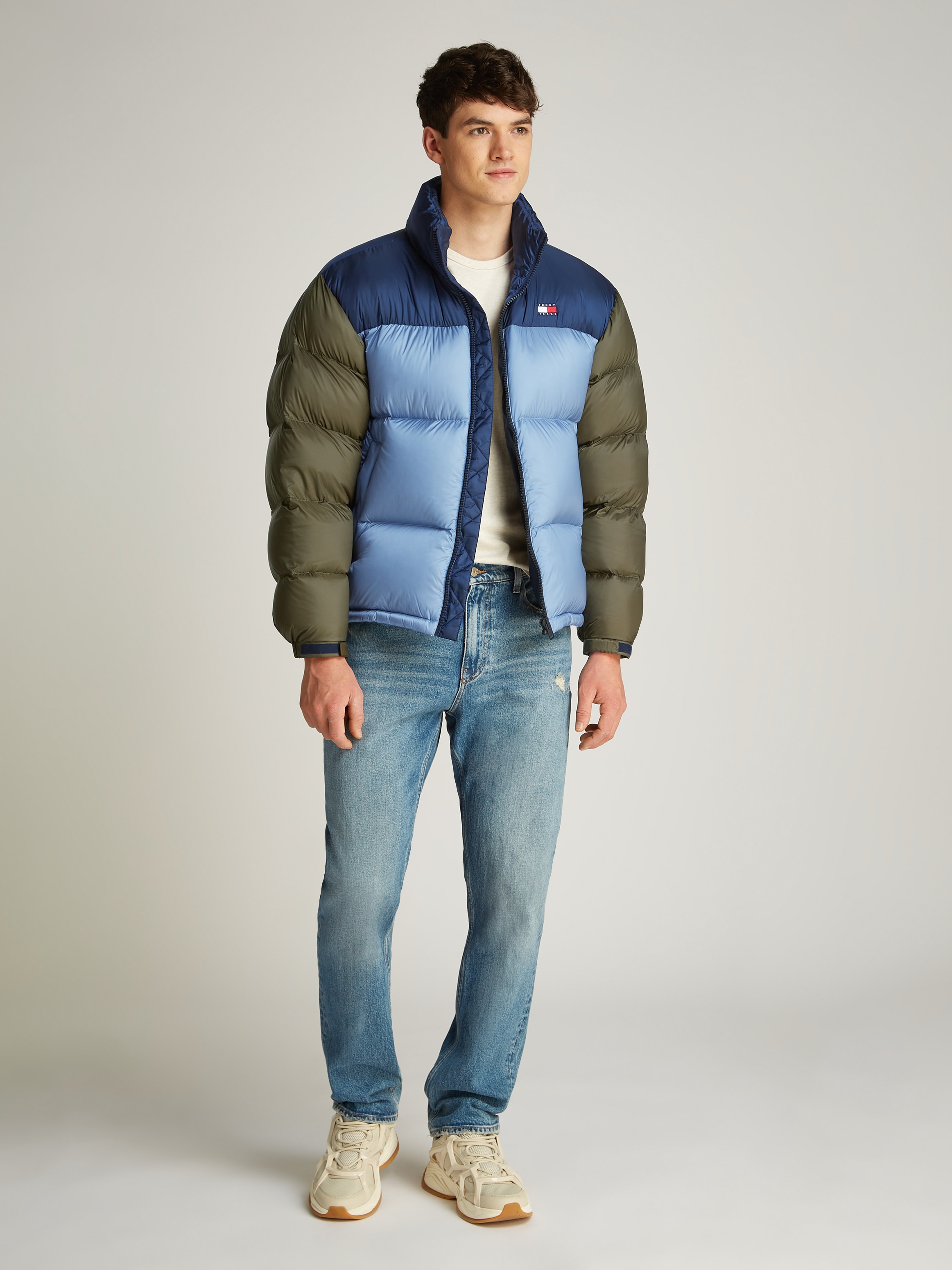 Tommy Jeans Steppjacke »TJM ALASKA PCKBLE HD PUFFER EXT«, mit Logostickerei