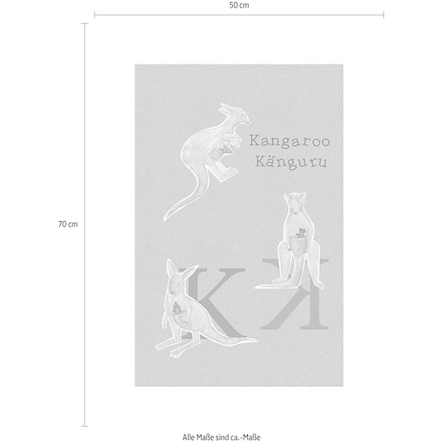 ❤ Komar Poster »ABC Animal K«, Buchstaben, (1 St.), Kinderzimmer,  Schlafzimmer, Wohnzimmer bestellen im Jelmoli-Online Shop