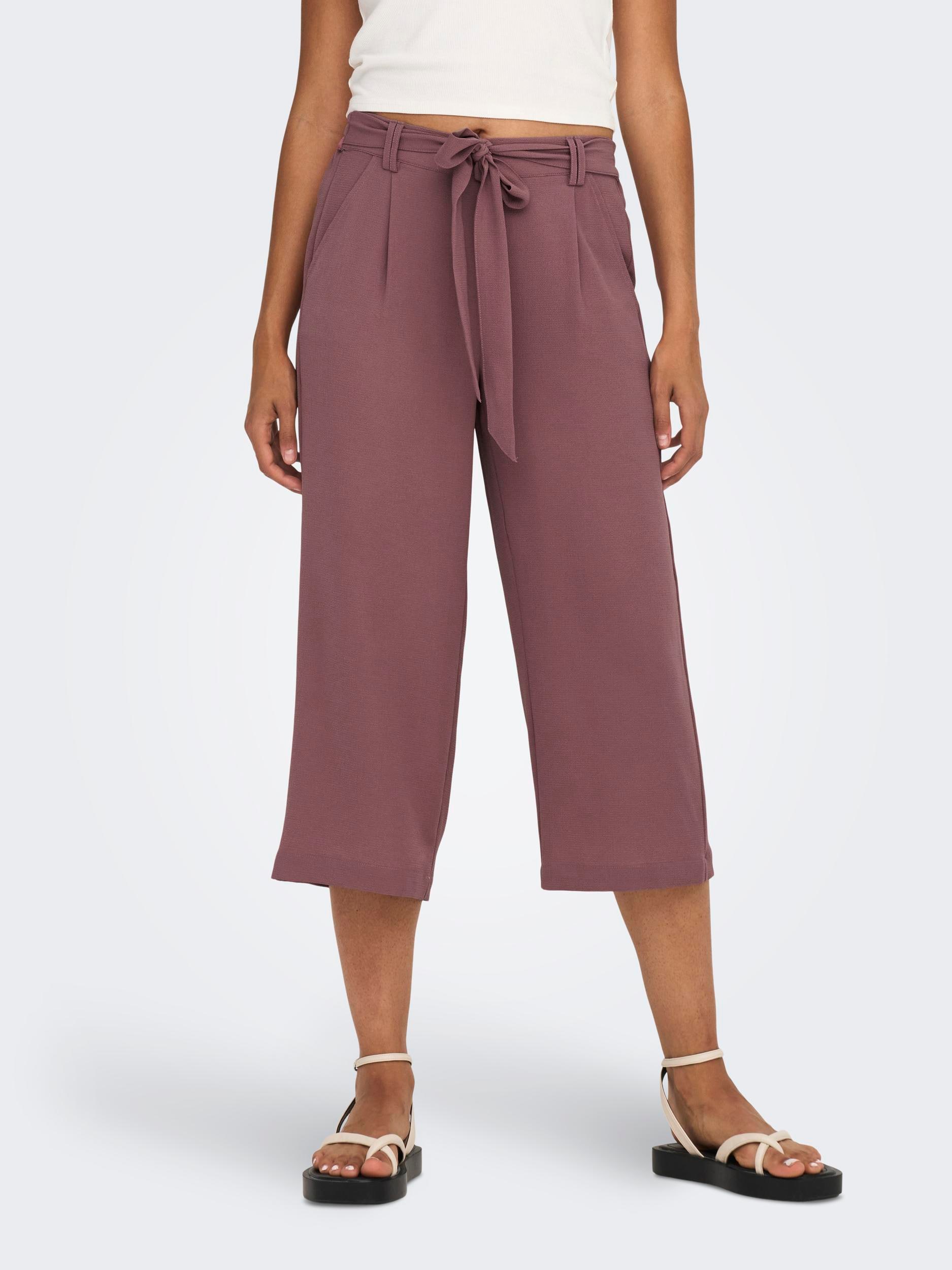 ONLY Palazzohose »ONLWINNER – Culottehose mit elastischem Bund und Kordelzug« Materialmix, regular fit