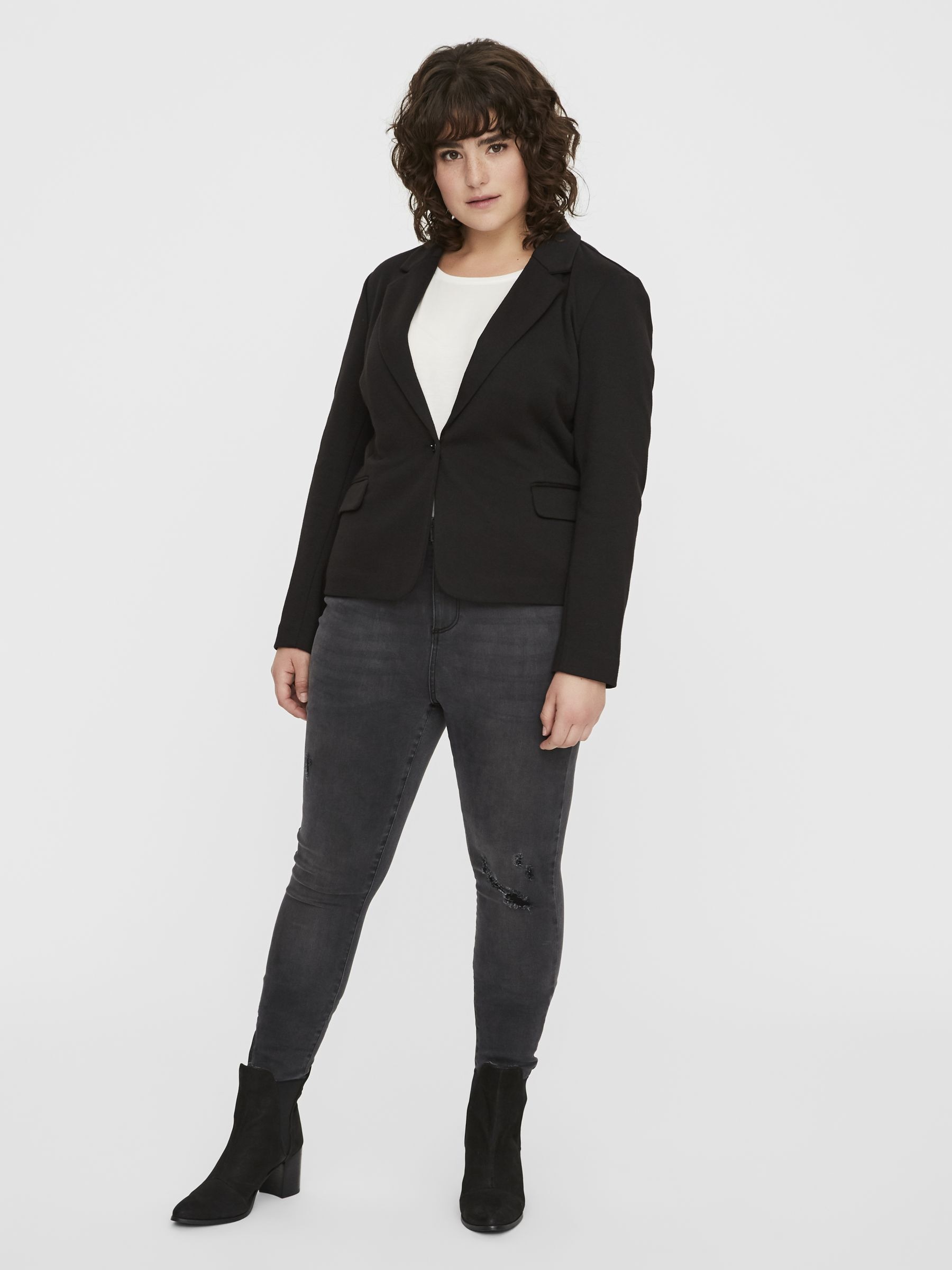 Vero Moda Curve Sweatblazer »VMJULIA LS BLAZER NOOS CURVE«