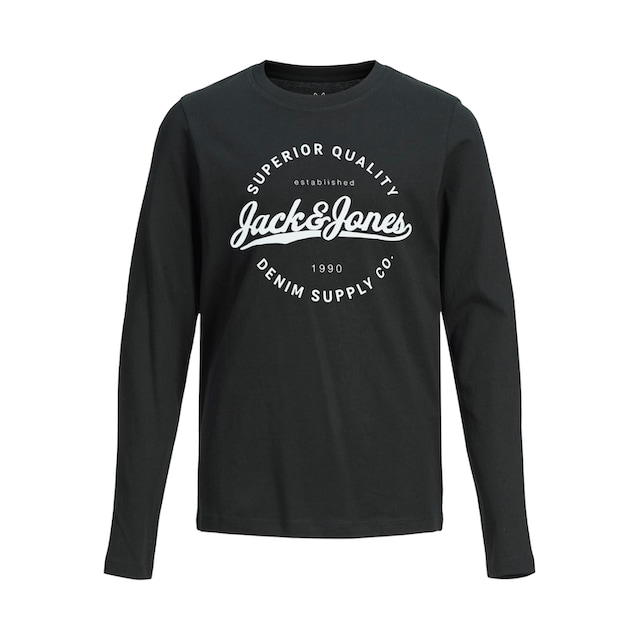 ✵ Jack & Jones Junior Langarmshirt »JJSTANLI TEE LS CREW NECK« günstig  bestellen | Jelmoli-Versand