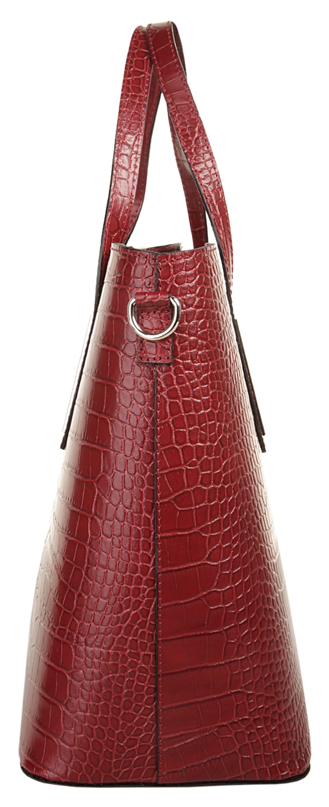 Cluty Henkeltasche, echt Leder, Made in Italy