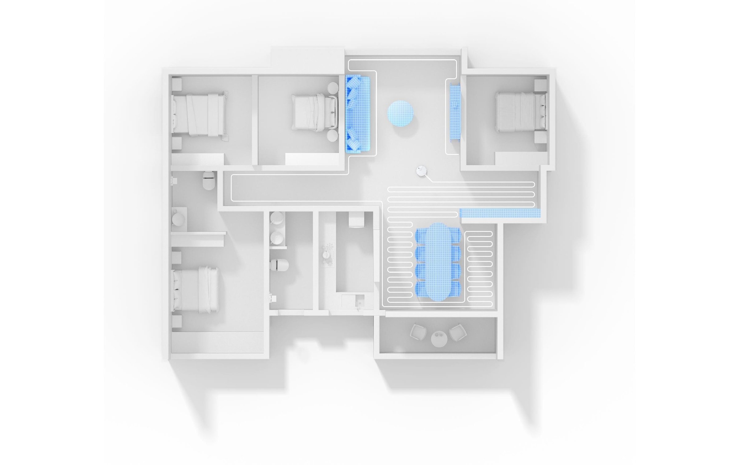 Xiaomi Wischroboter »Robot Vacuum S10+ white«