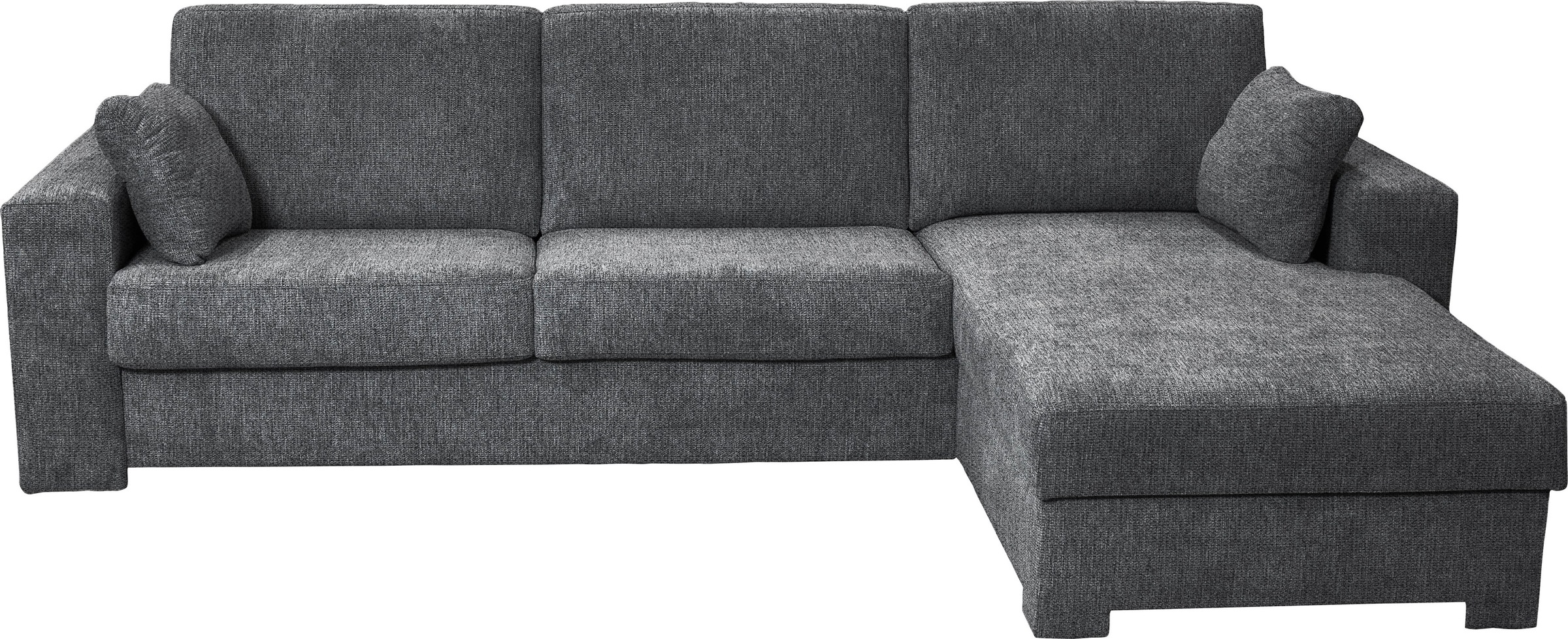 Home affaire Ecksofa »Roma "M" Matratzenhöhe 14 cm, Dauerschlaffunktion, mit Unterfederung,«, Liegemasse ca 143x198 cm, L-Form