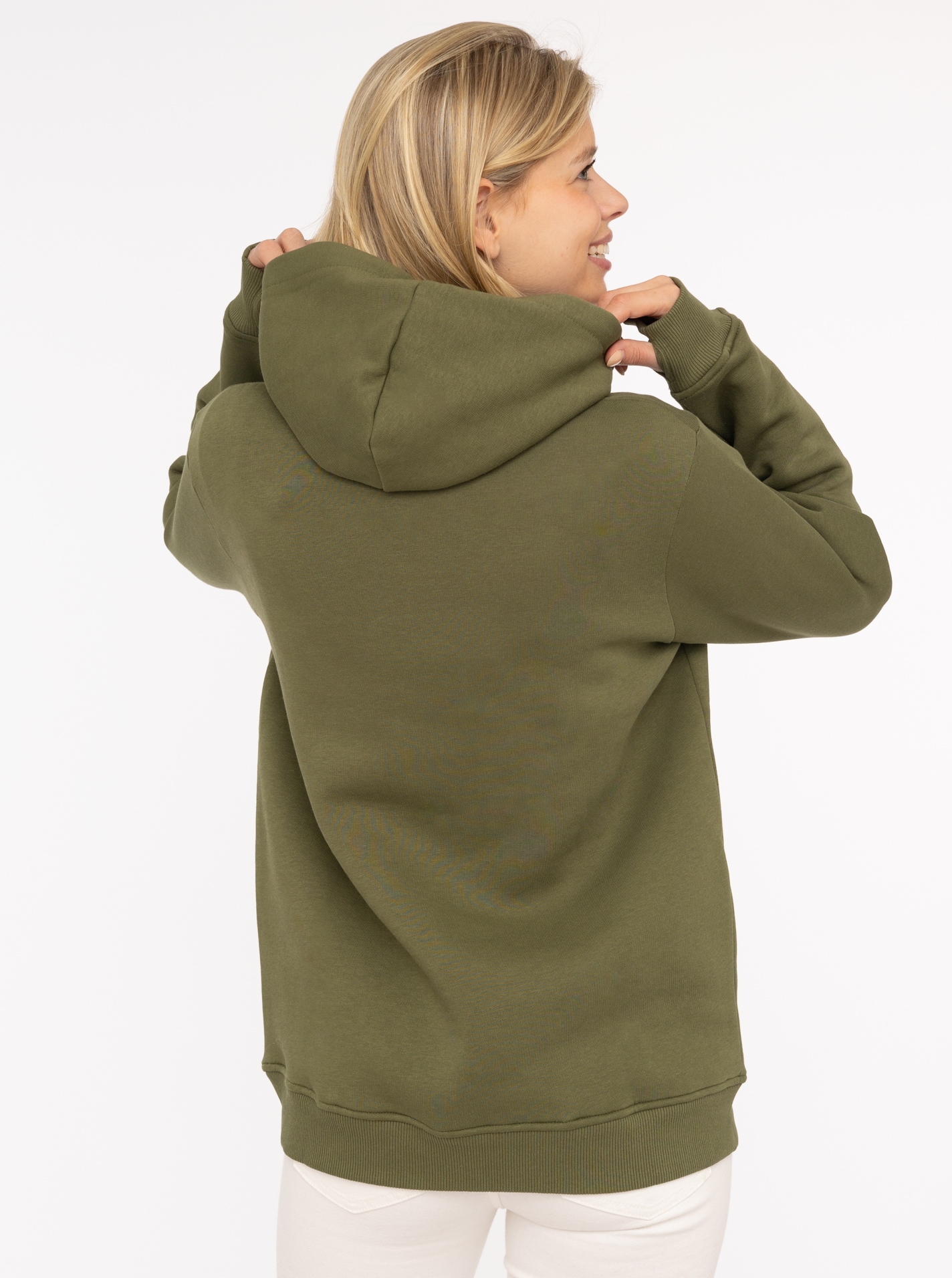 Zwillingsherz Hoodie »"Wild at heart"«, mit Leo Kapuze und Stickerei