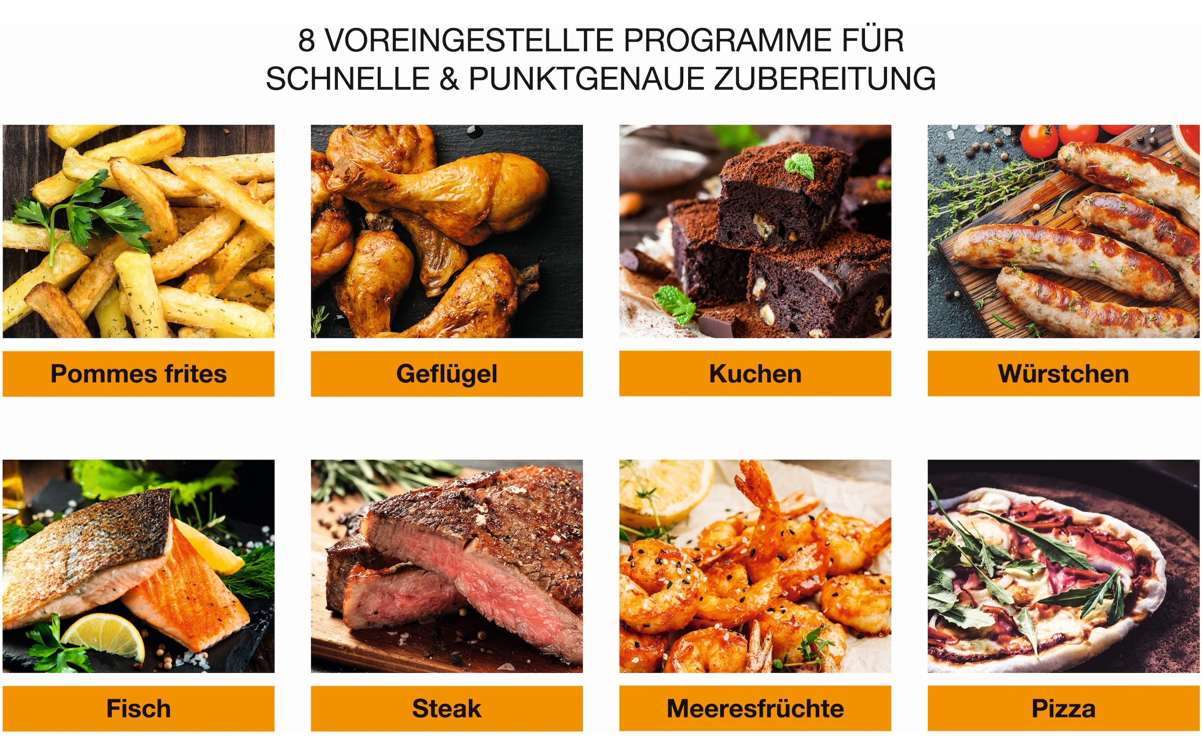 KOCHWERK Heissluftfritteuse »Digital 3l Ws.«, 1400 W