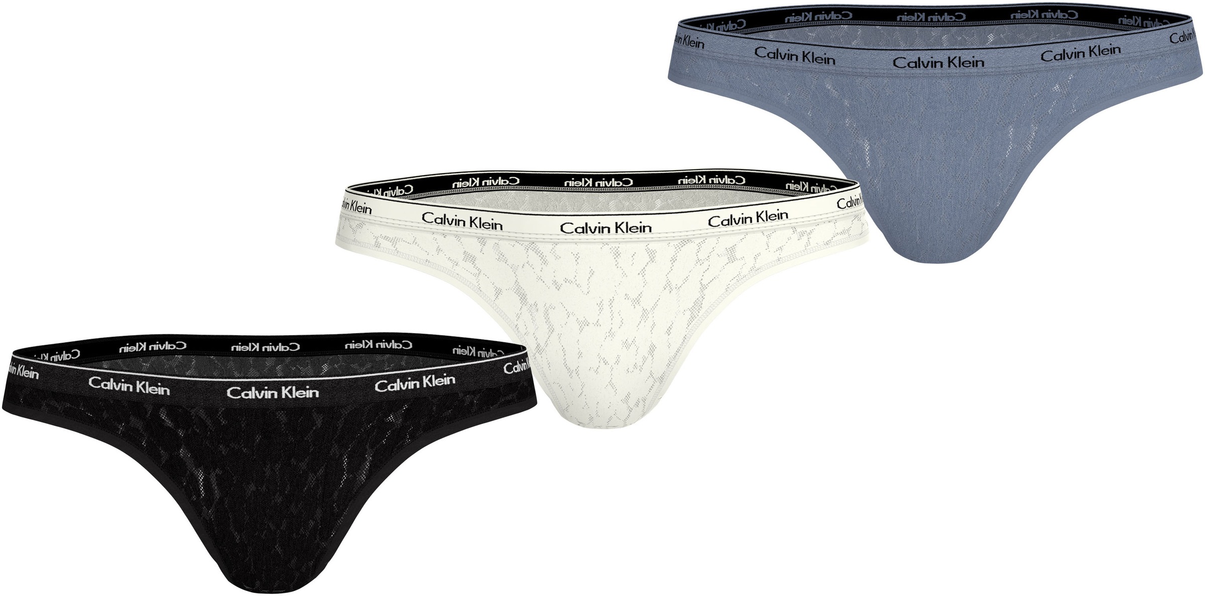 Calvin Klein Underwear Brasilslip »3 PACK BRAZILIAN (LOW-RISE)« Packung, 3er-Pack, 3 Stk. mit Logobund
