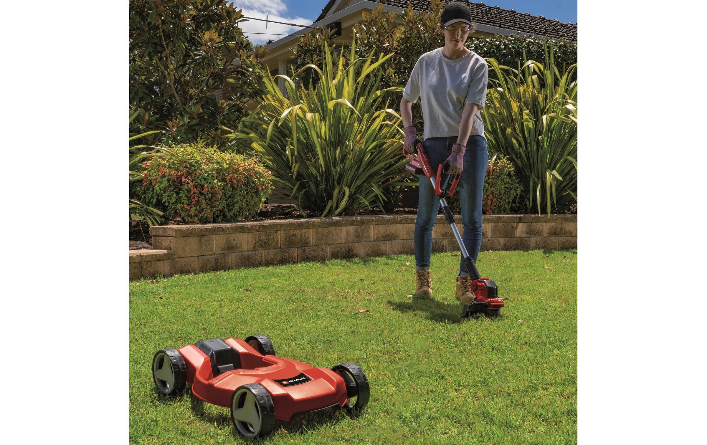 Einhell Akkurasenmäher »Akku-Rasentrimmer GE-CT 18/28 TC«