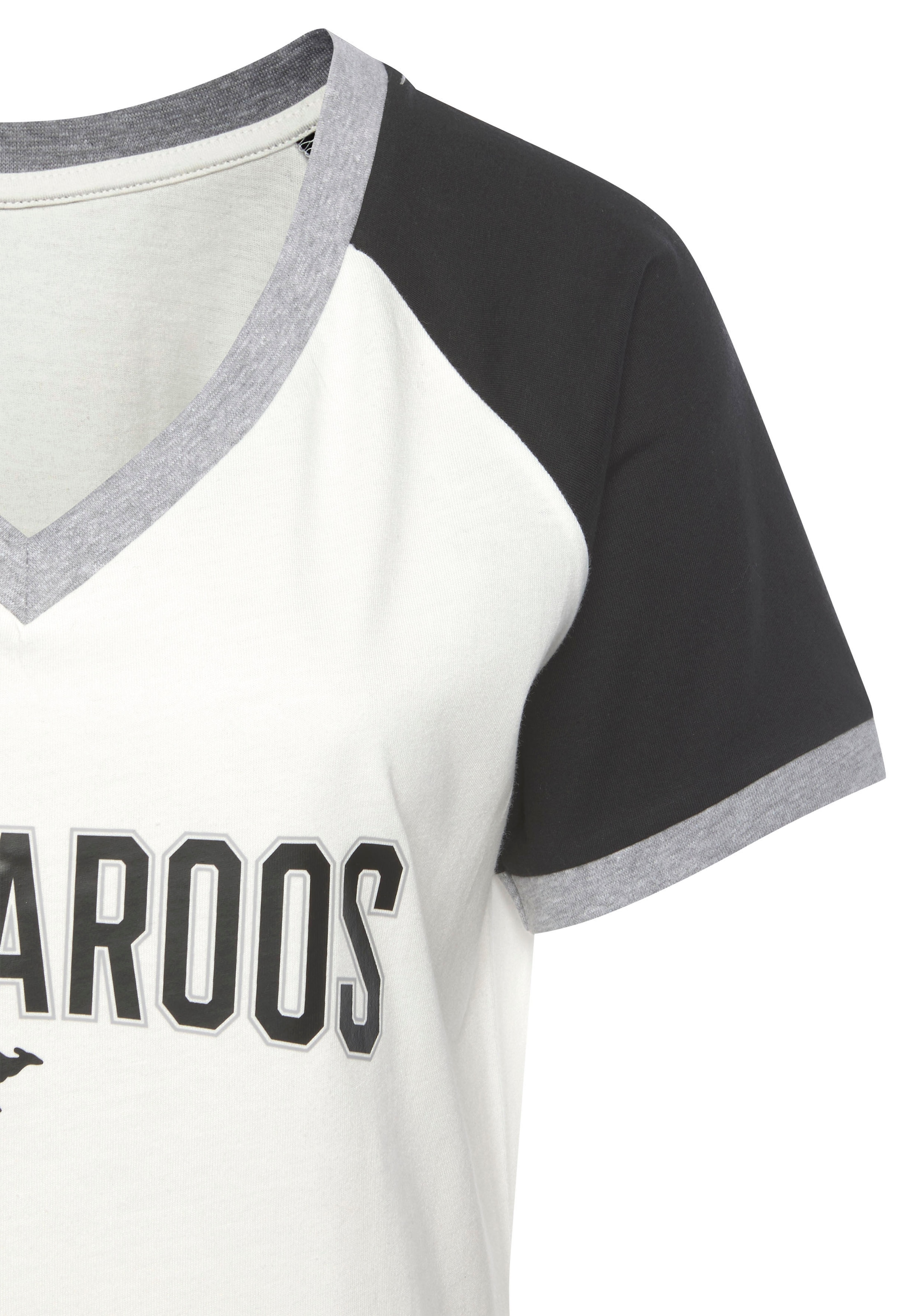 KangaROOS Bigshirt, mit kontrastfarbenen Raglanärmeln Jelmoli-Versand bei online kaufen Schweiz