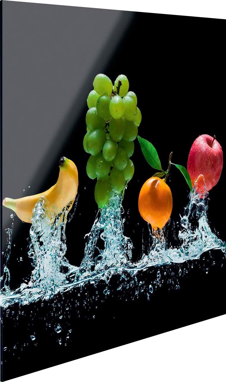 Reinders! Glasbild »Frucht Splash Traube«