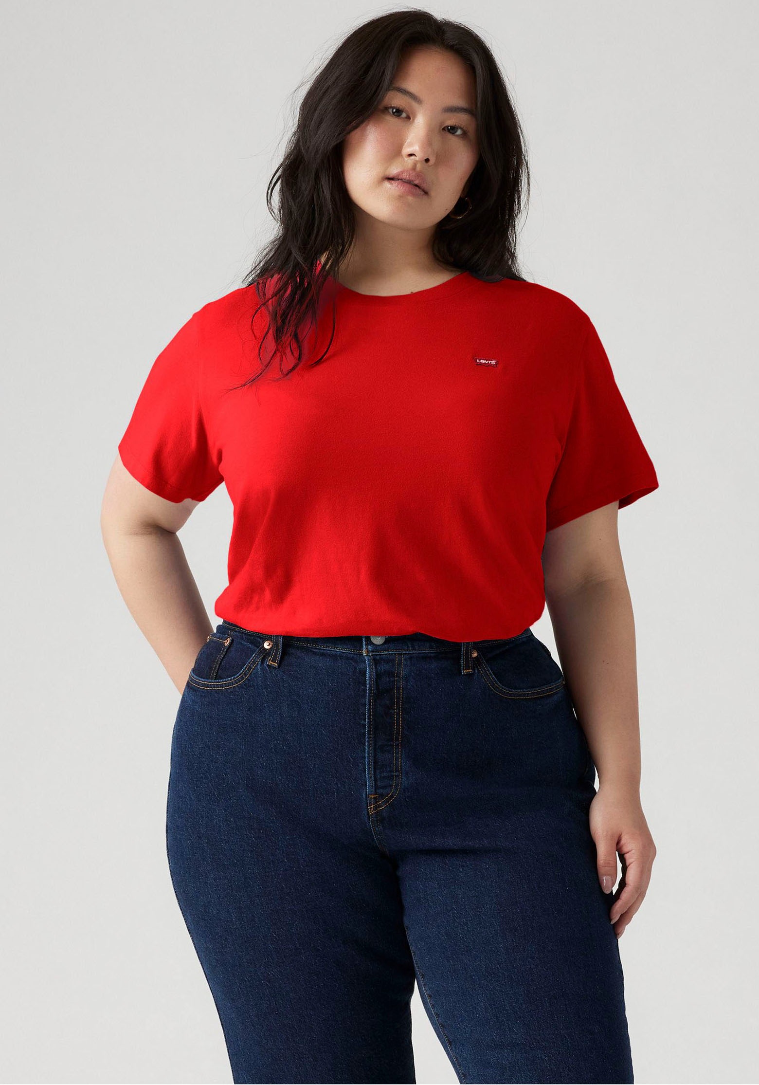 Levi's® Plus T-Shirt »THE PERFECT TEE« Figur umspielend