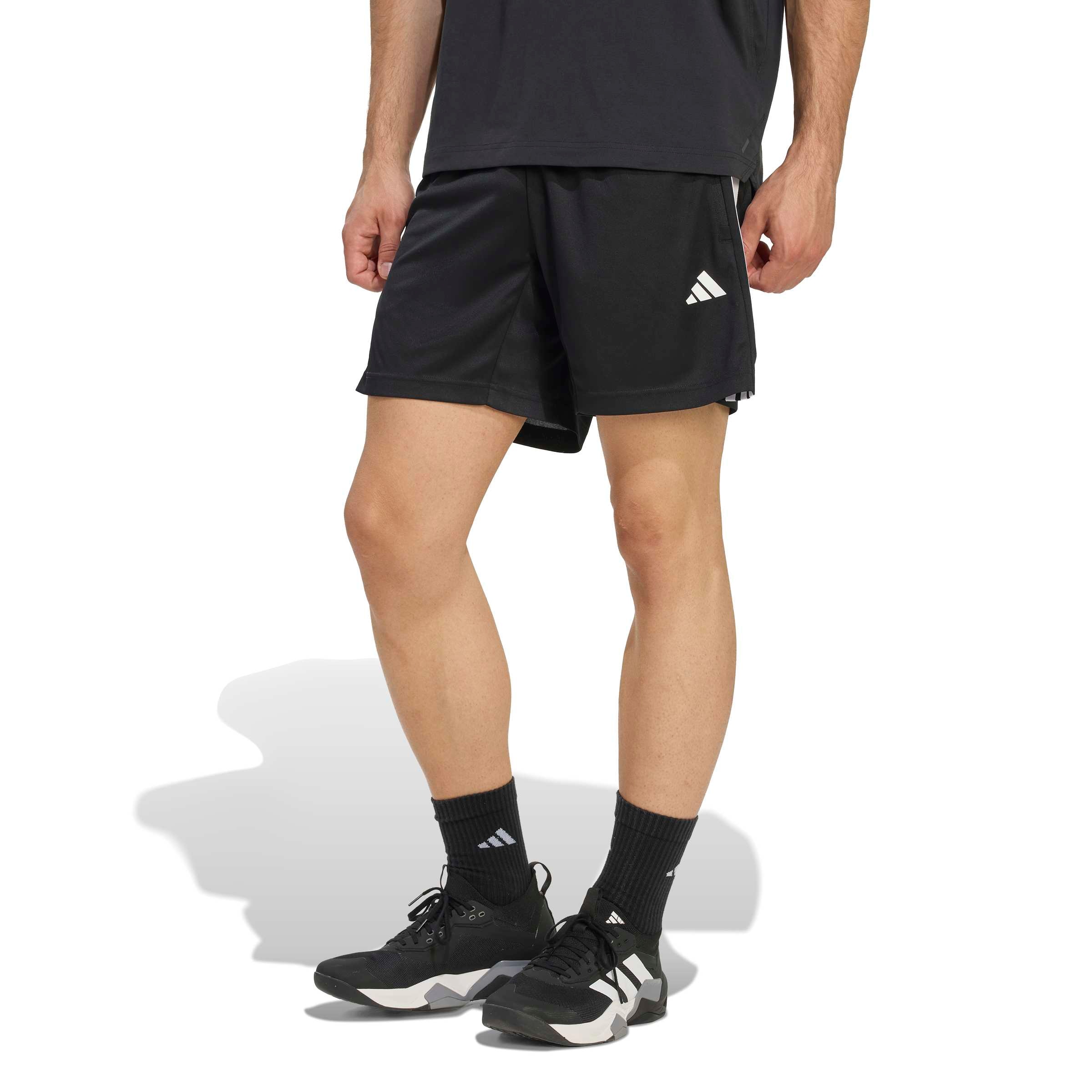adidas Performance Shorts "WORKOUT ESSENTIALS BASE 3-STRIPES PIQUÉ 7 IN"