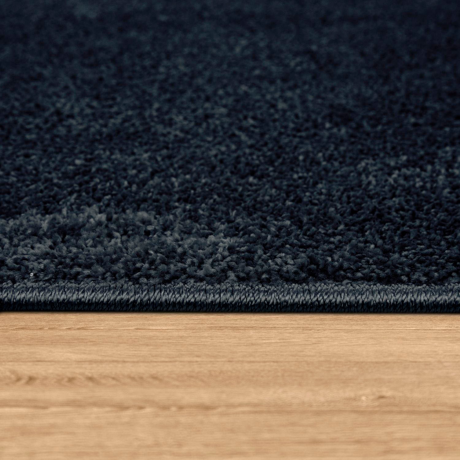 Paco Home Teppich »Porto 890«, rund, 13 mm Höhe, Kurzflor, Uni-Farben, ideal im Wohnzimmer & Schlafzimmer