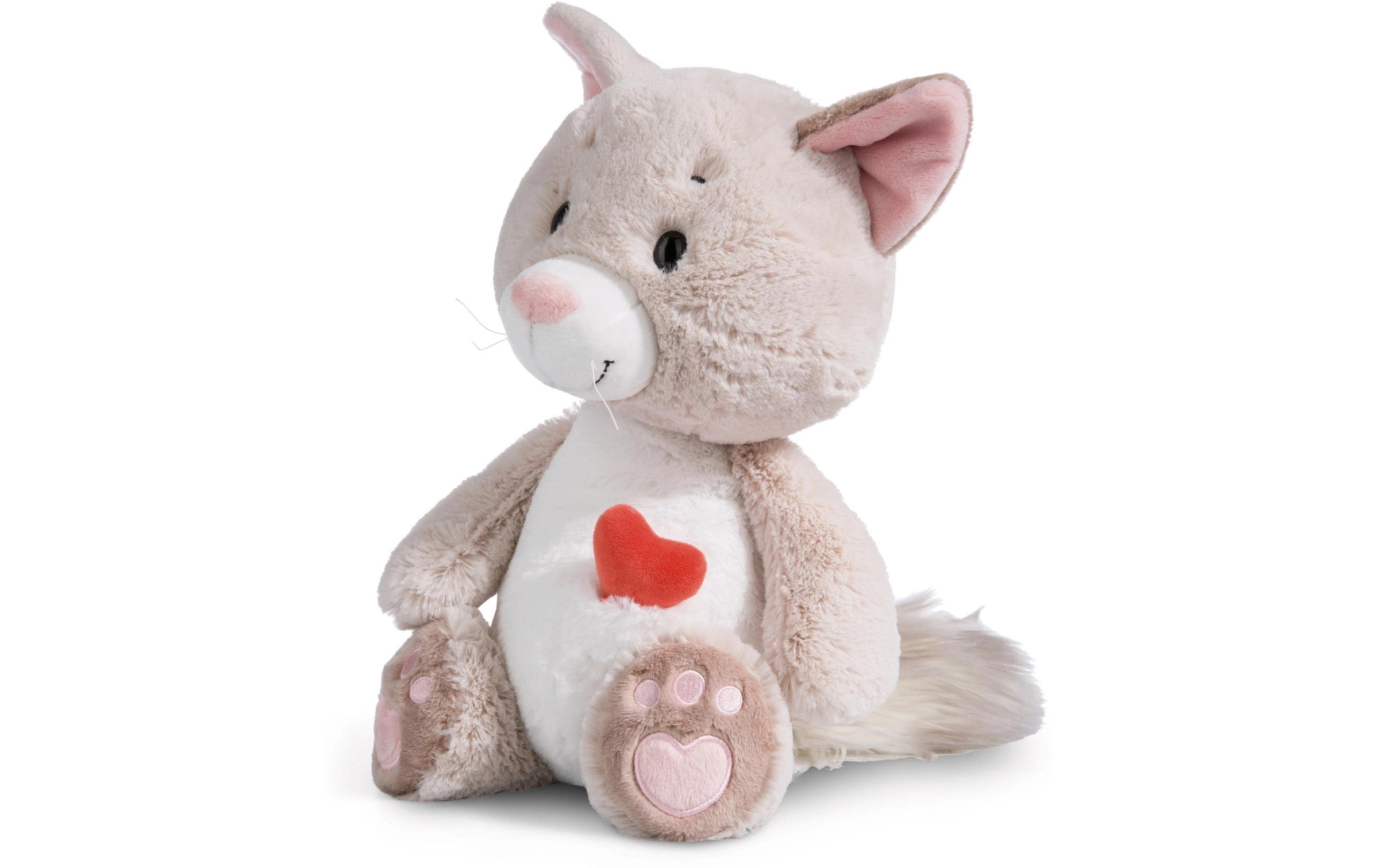 Plüschfigur »Nici Green Love Katze flauschig 25 cm Schlenker«