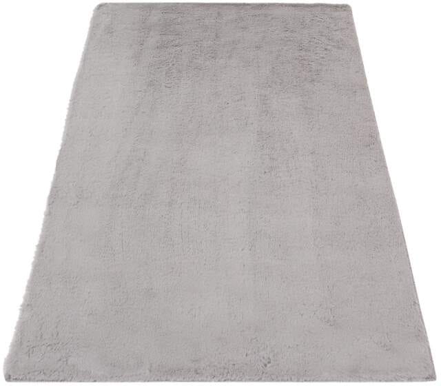 Carpet City Badematte »Topia Mats, Badteppich uni«, rutschhemmend beschichtet, strapazierfähig, Hochflor, Kaninchen Haptik, Polyester, Badezimmerteppich, waschbar