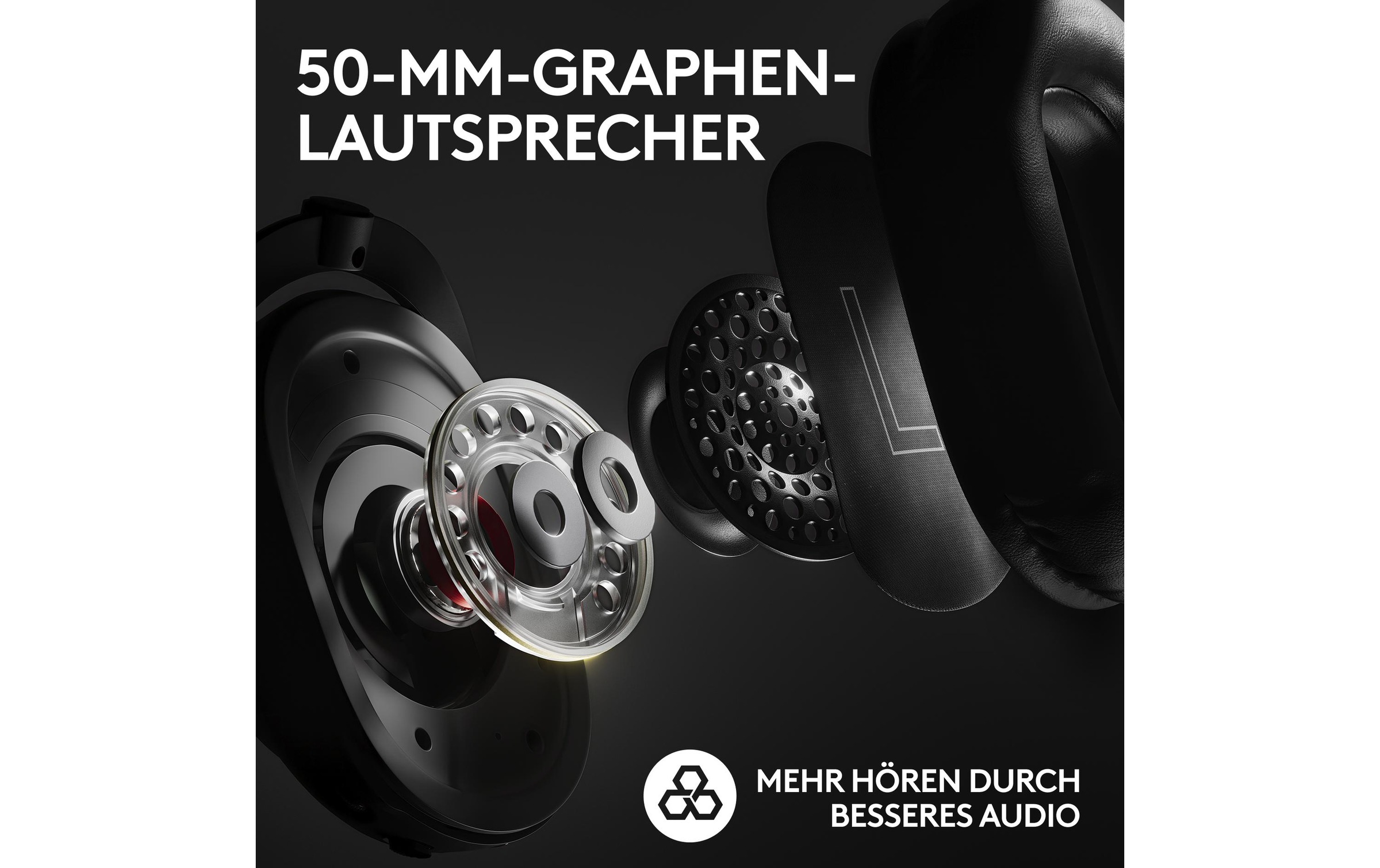 Logitech Gaming-Headset »G Pro X 2 Wireless Lightspeed Gaming Schwarz«, Bluetooth, Mikrofon abnehmbar-Freisprechfunktion