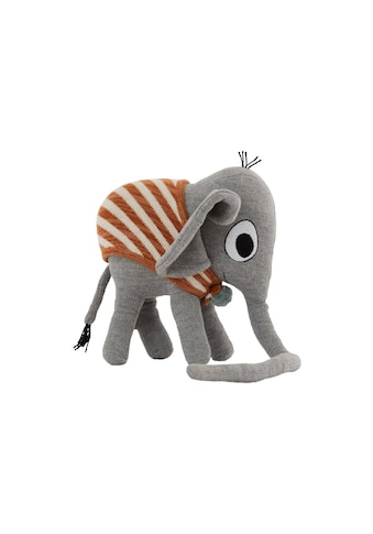 Plüschfigur »Elephant Henry 23 cm, Grau/Orange«