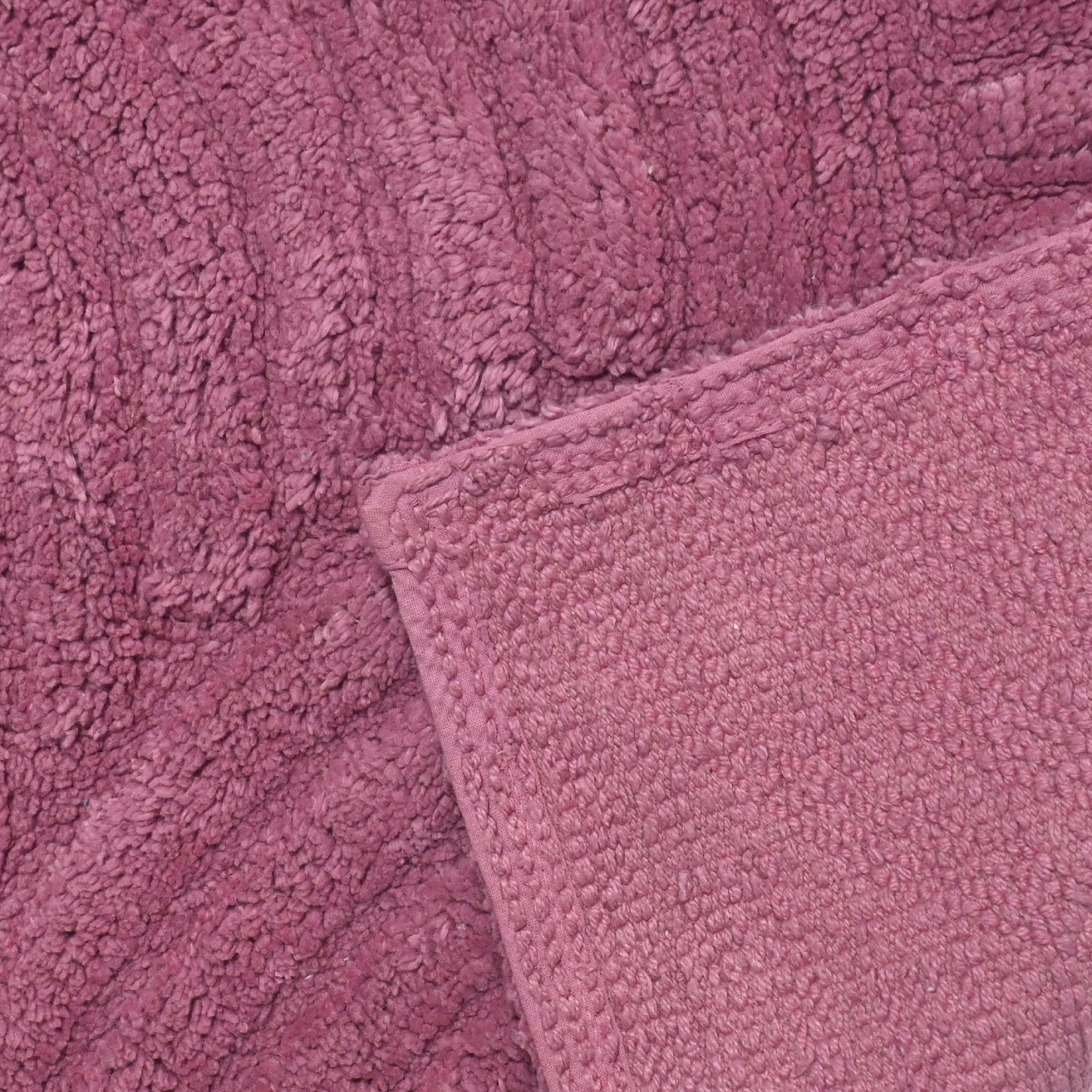 my home Badematte »Juna, Badvorleger, Badezimmer Teppich, Zen, Scandi, Boho«, rutschhemmend beschichtet, fussbodenheizungsgeeignet, Baumwolle, Hoch-Tief-Effekt, weich