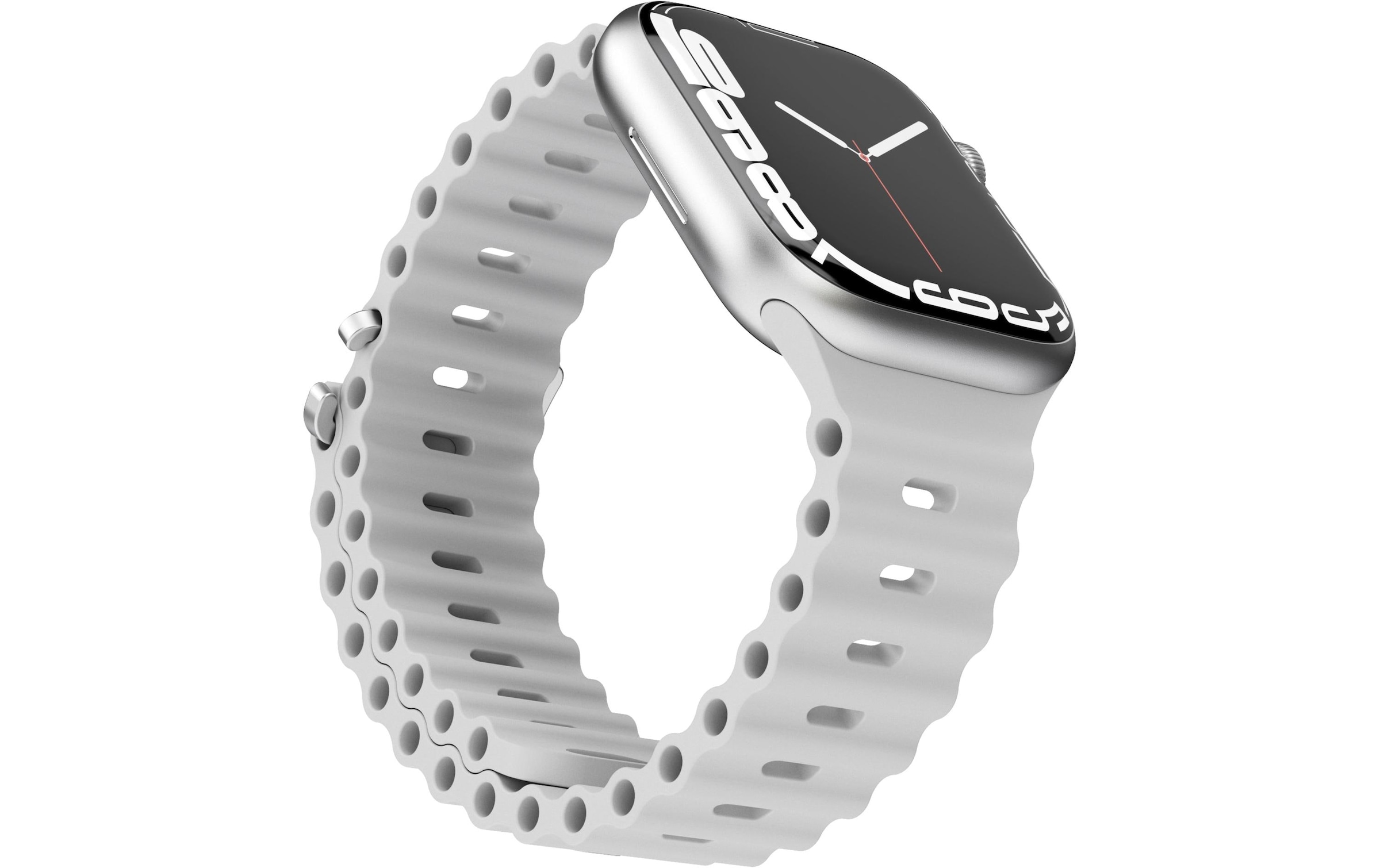 VONMÄHLEN Uhrenarmband »Band Apple Watch 42/44/45/49 mm Light Gray«