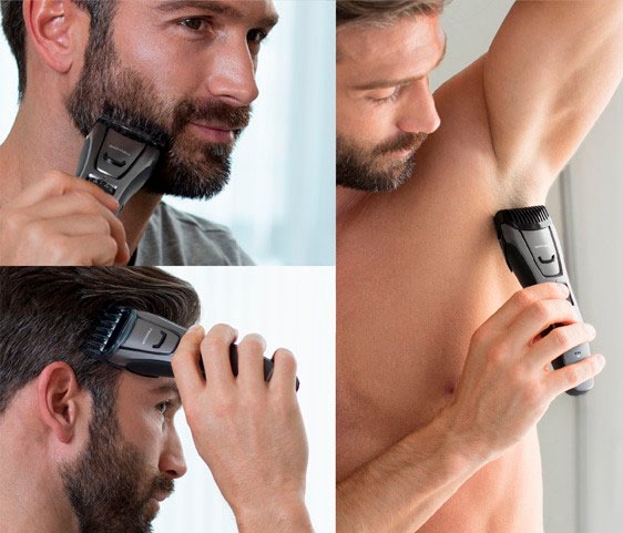 ❤ Panasonic Multifunktionstrimmer »ER-GB80-H503«, 3 Aufsätze, für Bart,  Haare & Körper inkl. Detailtrimmer bestellen im Jelmoli-Online Shop | Scherköpfe