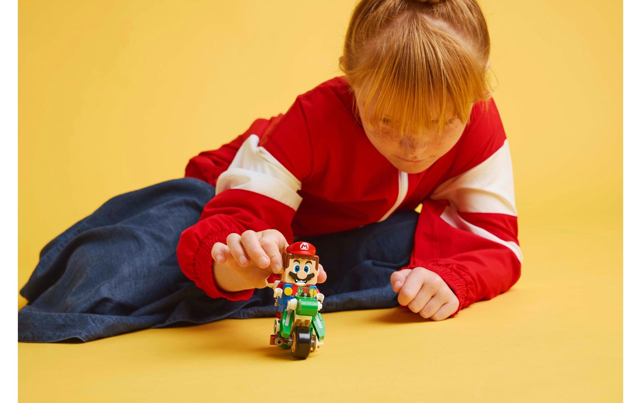 LEGO® Spielbausteine »Super Mario Mario Kart – Yoshi-Bike 72031«, (133 St.)